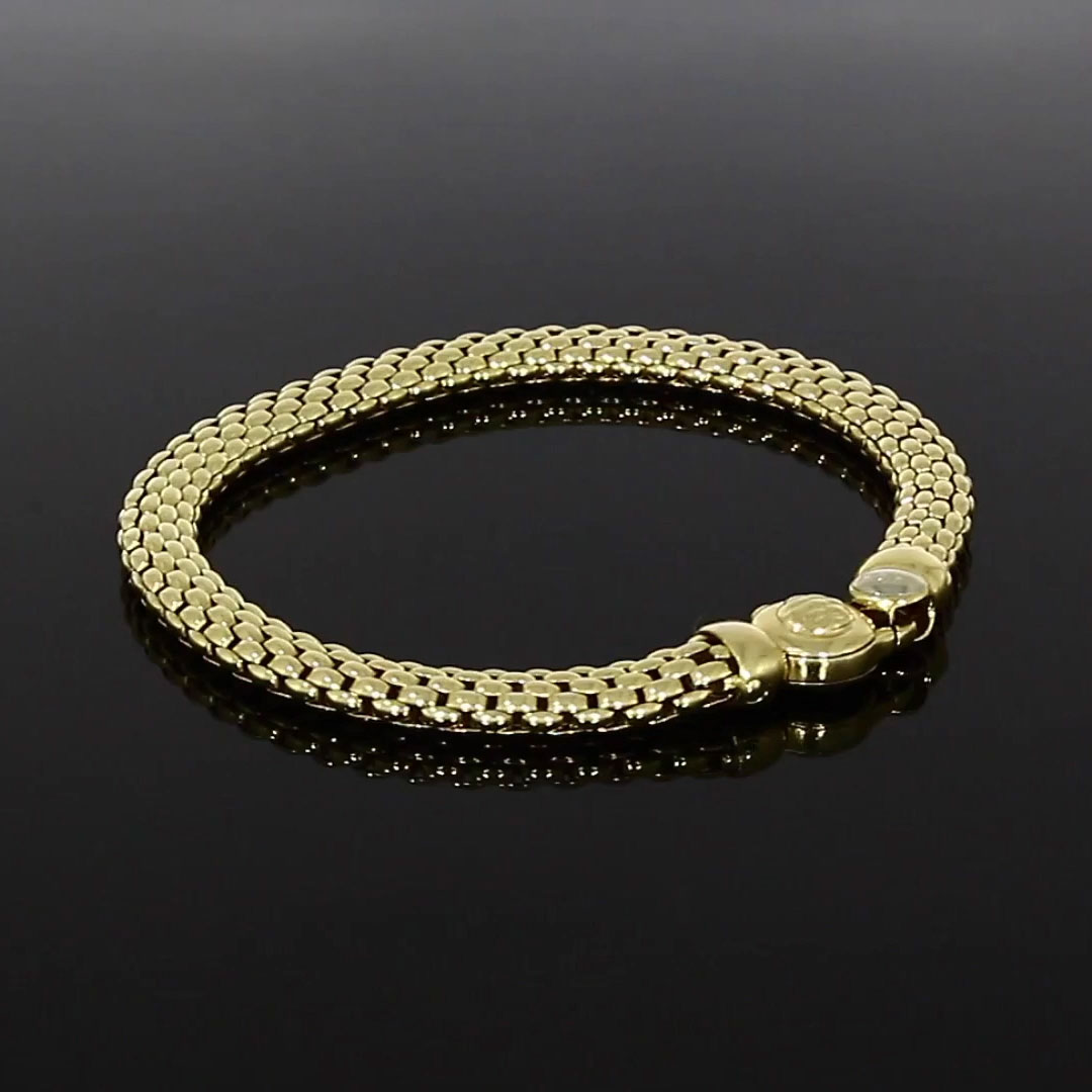 Fope Link Bracelet in 18ct Yellow Gold