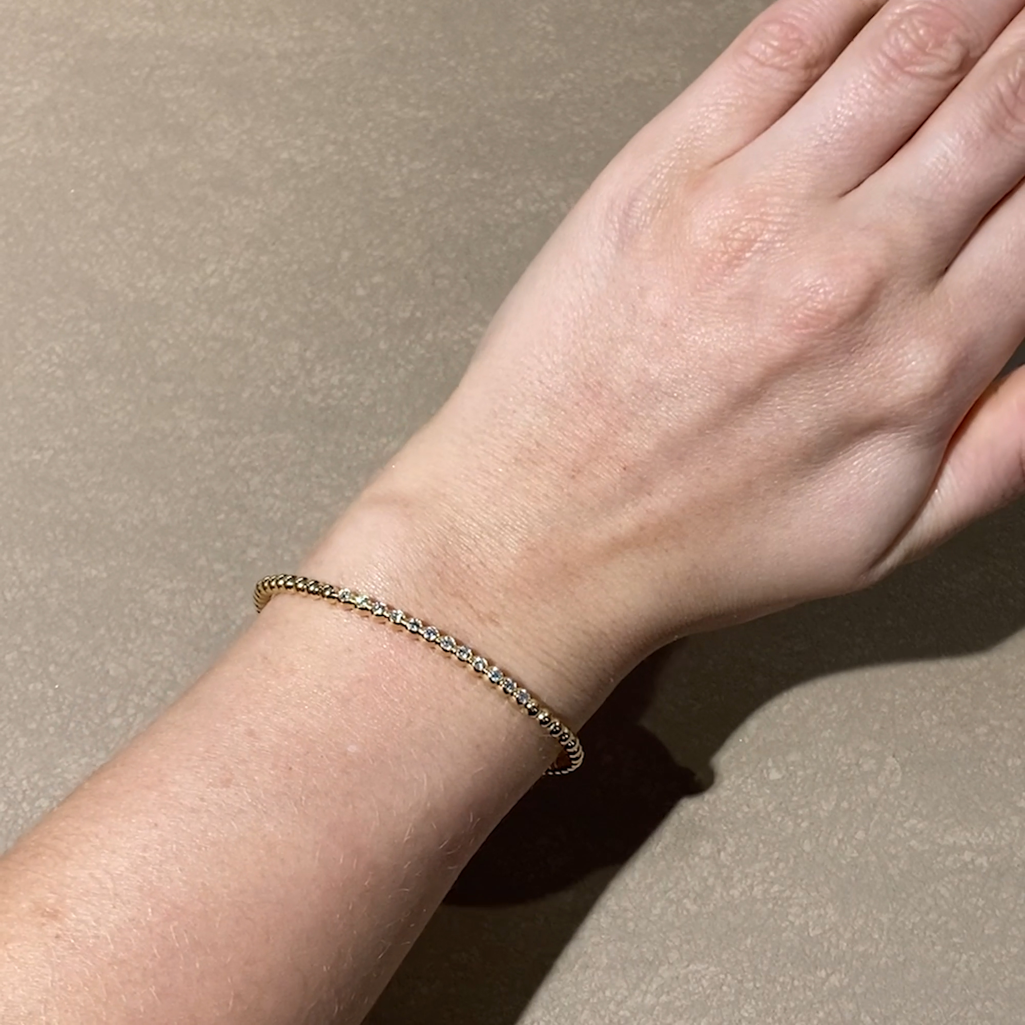 Bohemia Diamond Bracelet 0.39ct in 18ct Yellow Gold