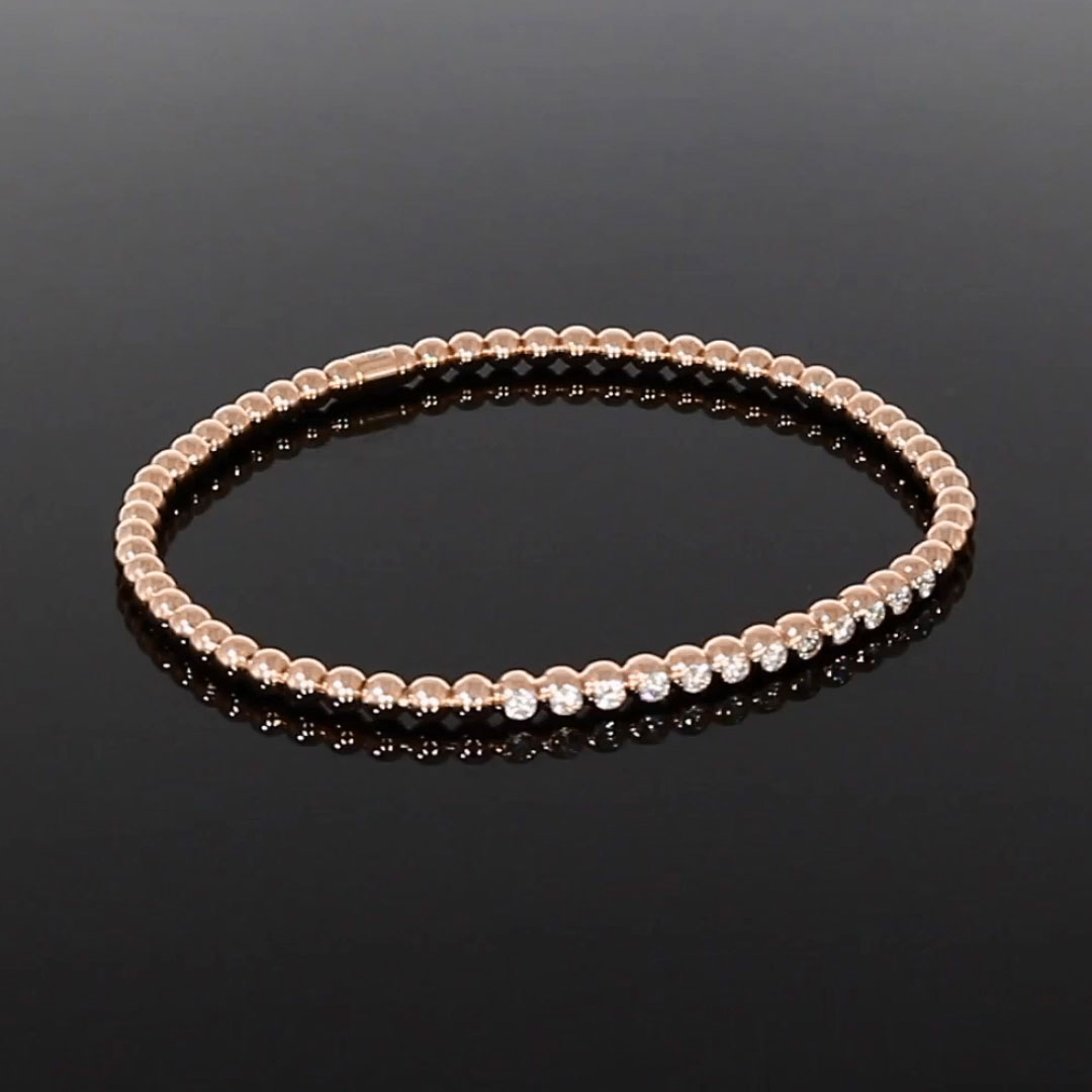 Bohemia Diamond Bracelet<br /> 0.39CT in 18CT Rose Gold