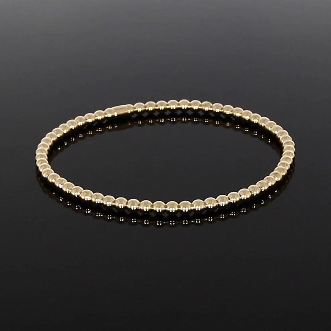 Bohemia Plain Bangle in 18ct Yellow Gold