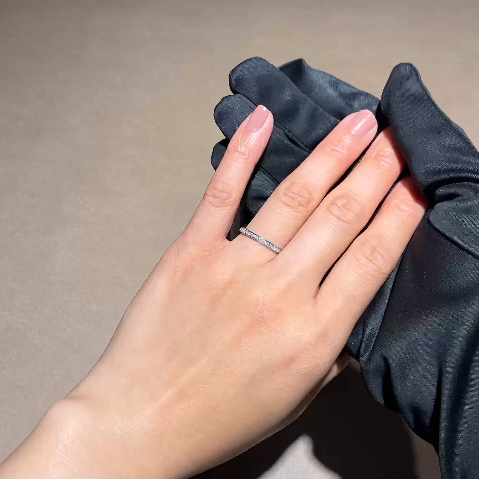 Brilliant Cut 0.50ct Diamond Full Eternity Ring in Platinum