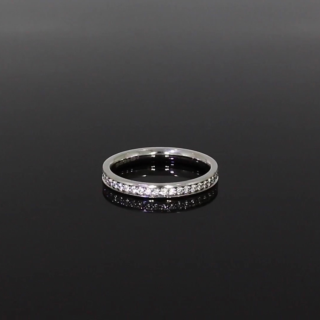Classic 0.48ct Diamond Eternity Ring in Platinum