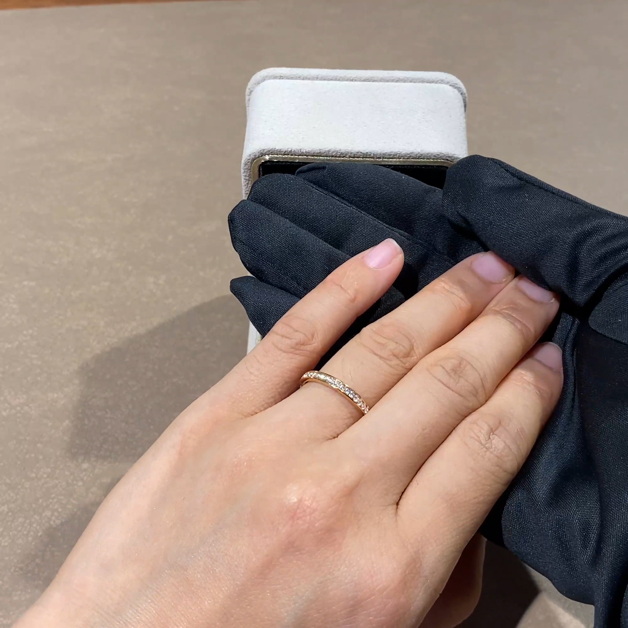 Brilliant Cut Diamond Eternity Ring 0.48ct in 18ct Rose Gold