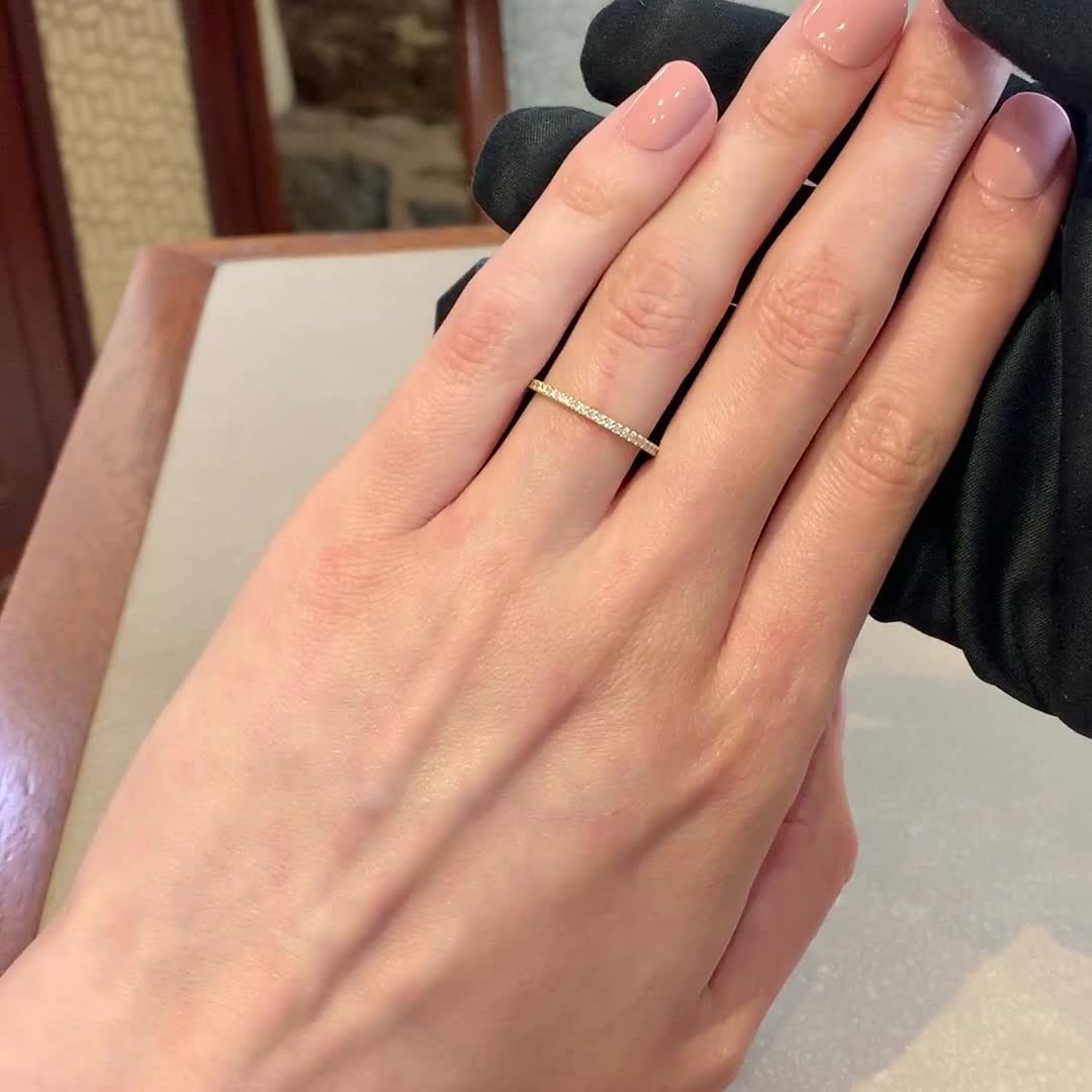 Brilliant Cut Diamond Half Eternity Ring 0.20ct in 18ct Yellow Gold