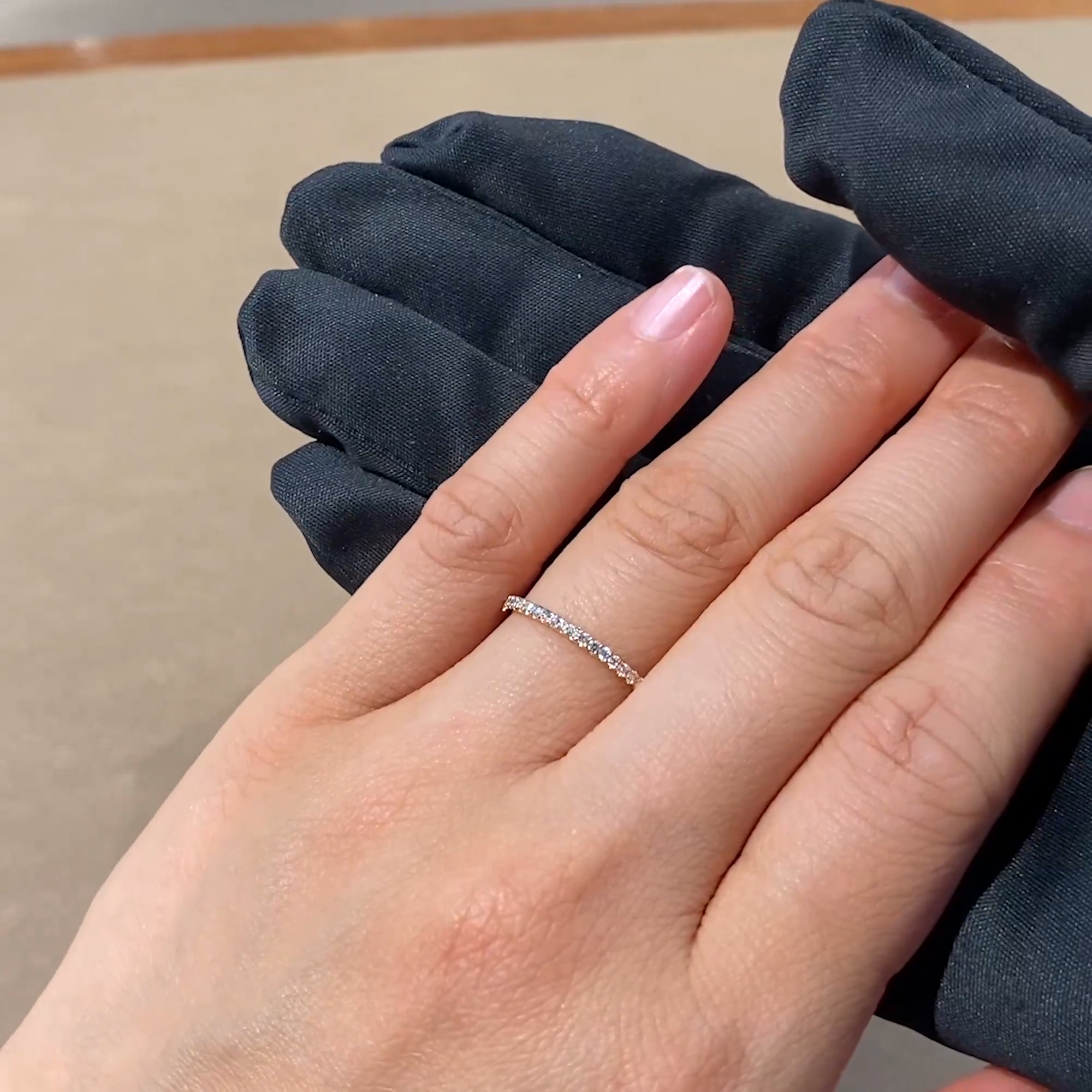 Brilliant Cut Diamond Half Eternity Ring 0.20ct in 18ct Rose Gold