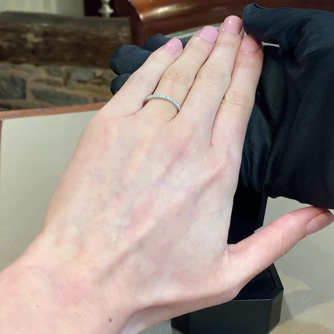 Brilliant Cut Diamond Eternity Ring 0.75ct in Platinum