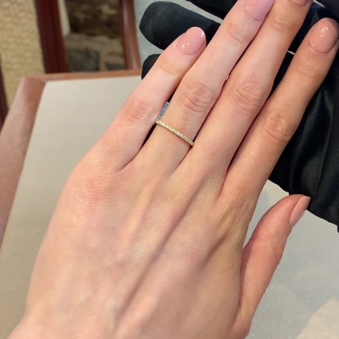 Brilliant Cut Diamond Eternity Ring 0.75ct in 18ct Yellow Gold