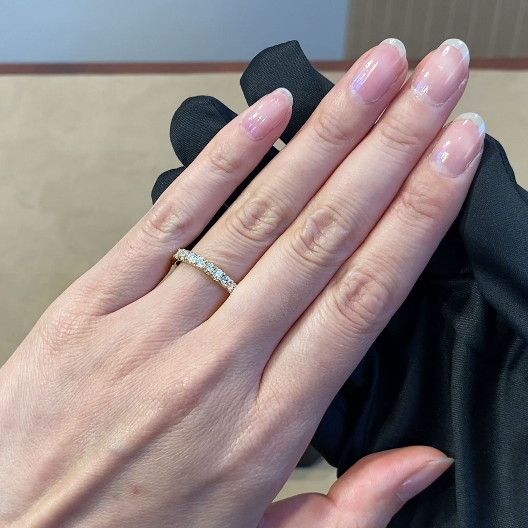 Brilliant Cut Diamond Eternity Ring 1.40ct in 18ct Yellow Gold