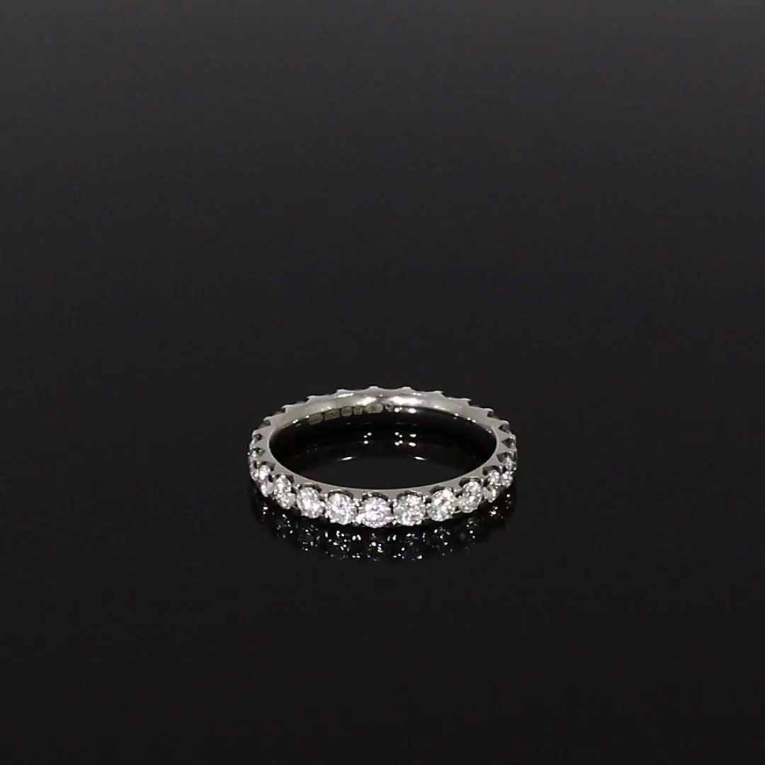Classic 1.40ct Diamond Eternity Ring in Platinum