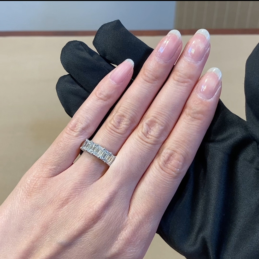 Five Stone Diamond Ring  2.5ct in Platinum