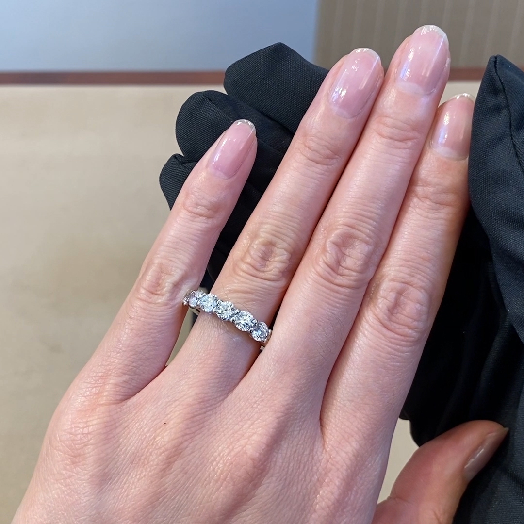 Seven Stone Diamond Ring  2.10ct in Platinum