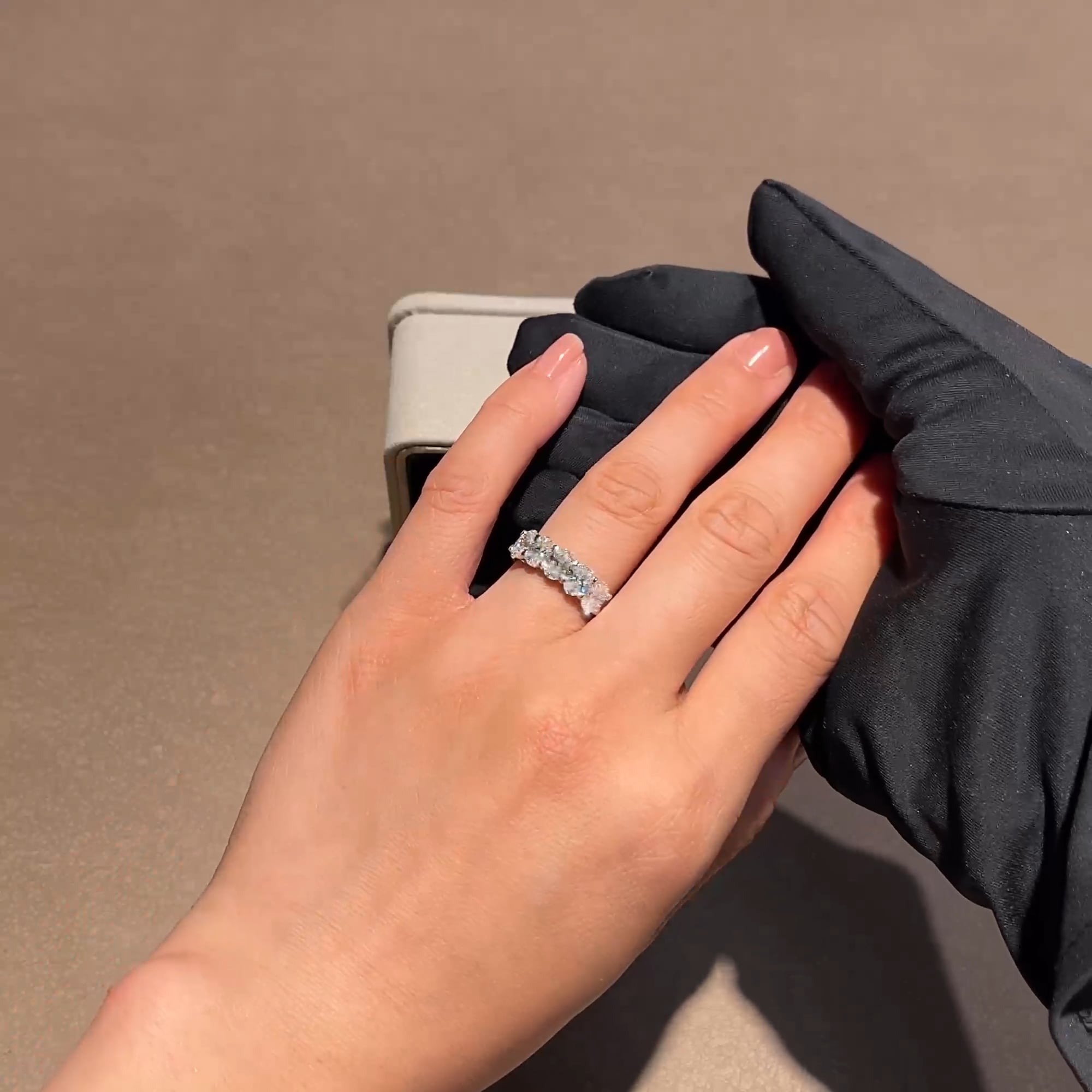 Five Stone Diamond Ring  2.05ct in Platinum