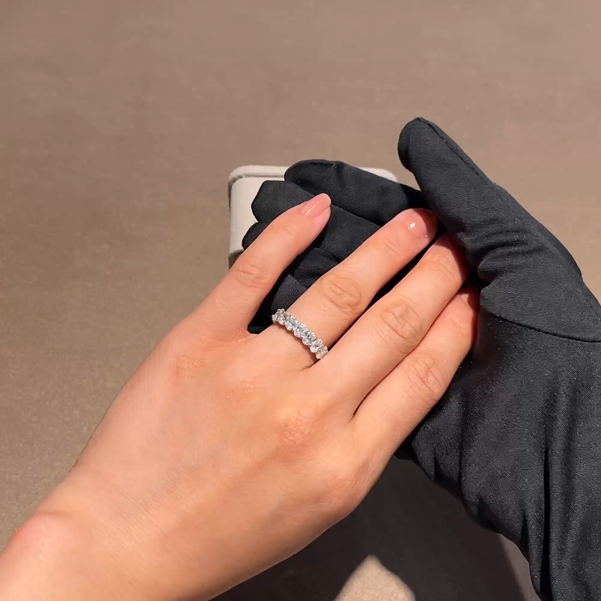 Seven Stone Diamond Ring  1.40ct in Platinum
