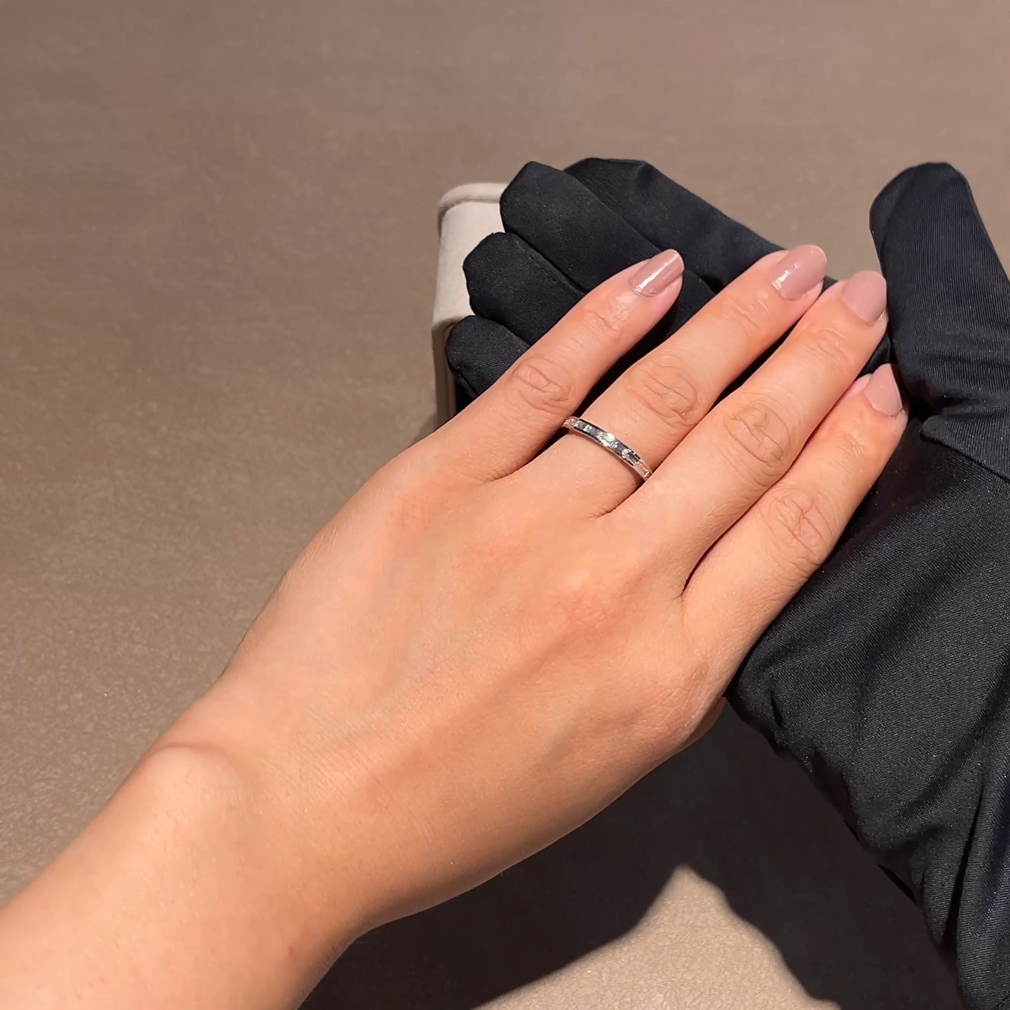 Baguette Cut 0.96ct Diamond Eternity Ring in Platinum