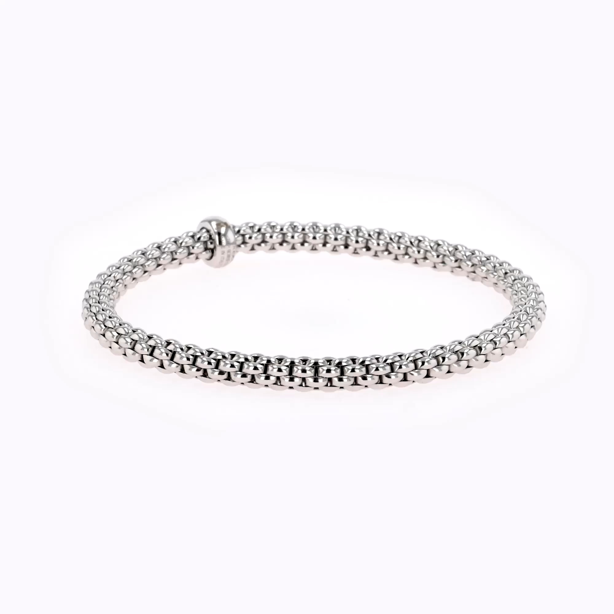 Fope Flex'it Prima Diamond Bracelet 0.31ct in 18ct White Gold