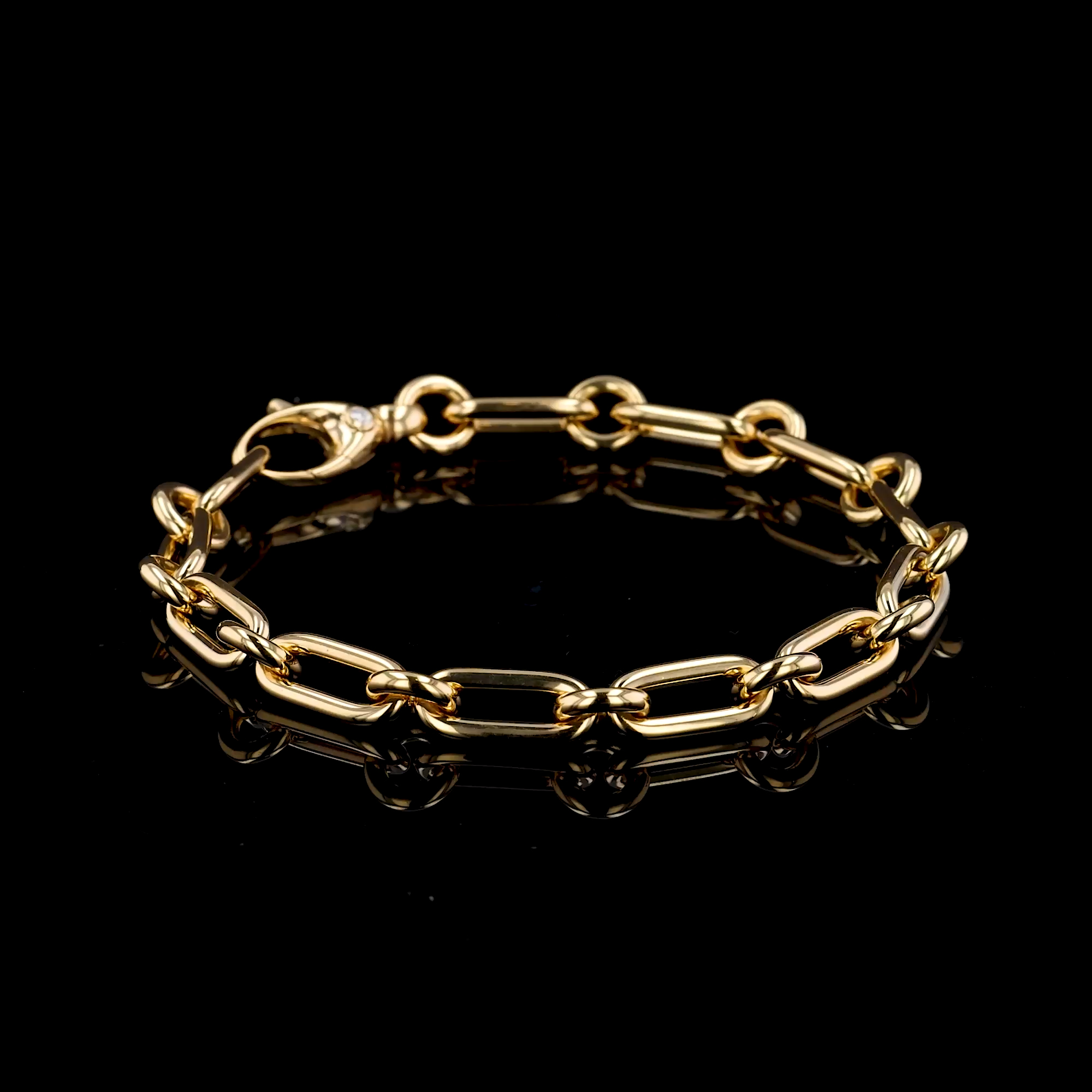 Havana 0.066ct Diamond Bracelet in 18ct Yellow Gold