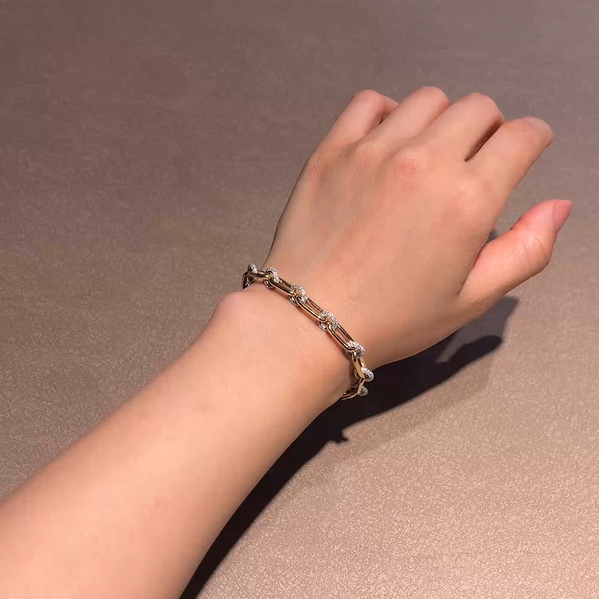 Havana 3.065ct Diamond Mini Bracelet in 18ct Yellow and White Gold