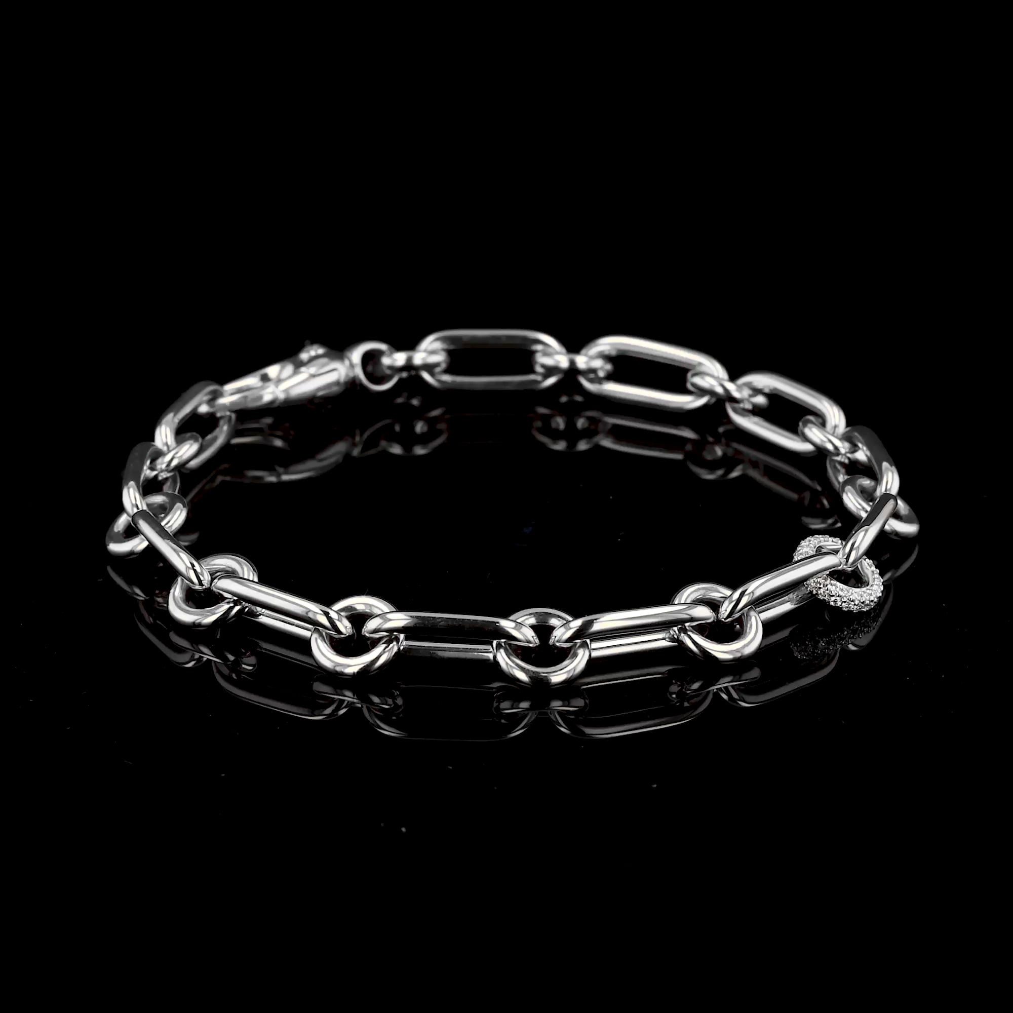 Havana 0.316ct Diamond Mini Bracelet in 18ct White Gold