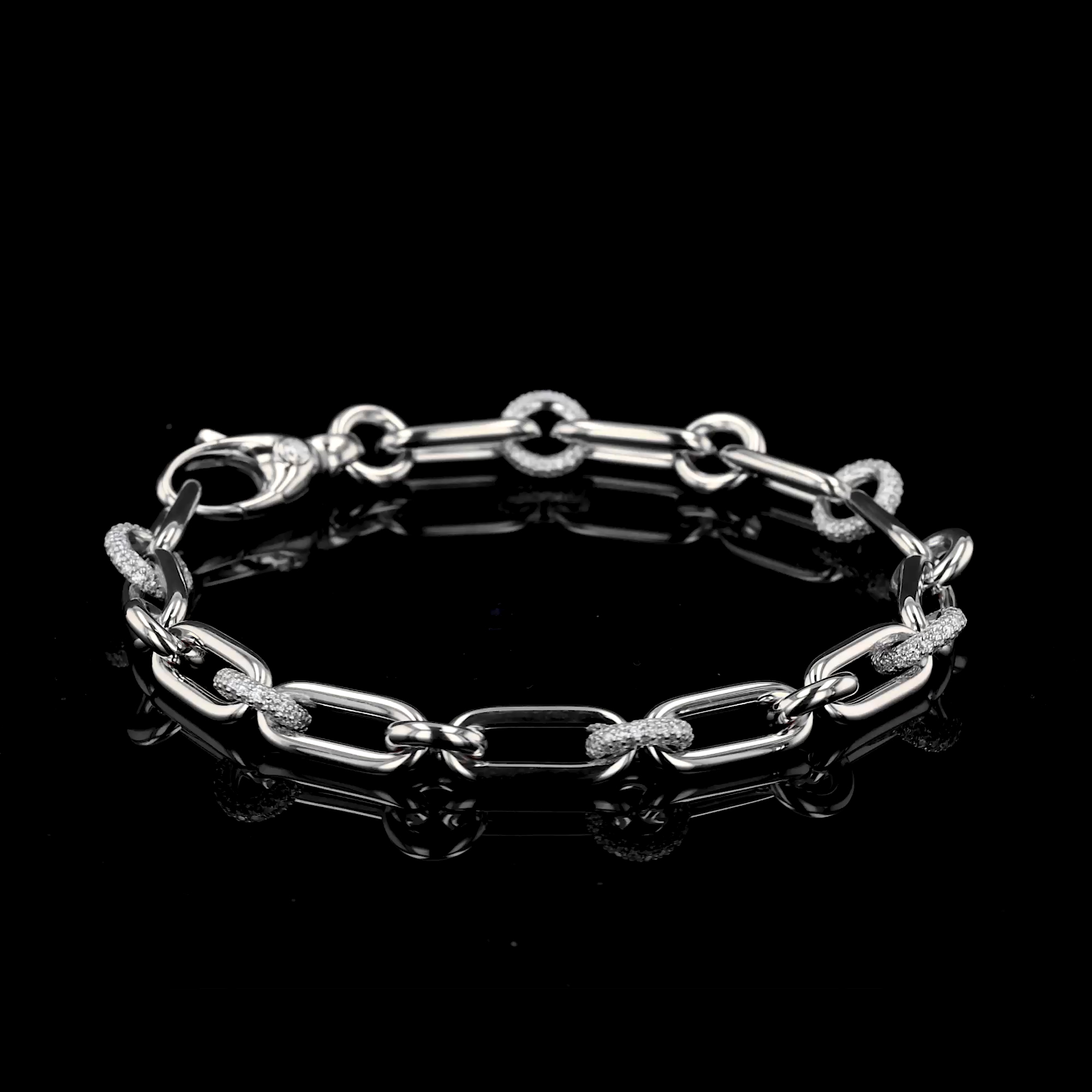 Havana 1.56ct Diamond Mini Bracelet in 18ct White Gold