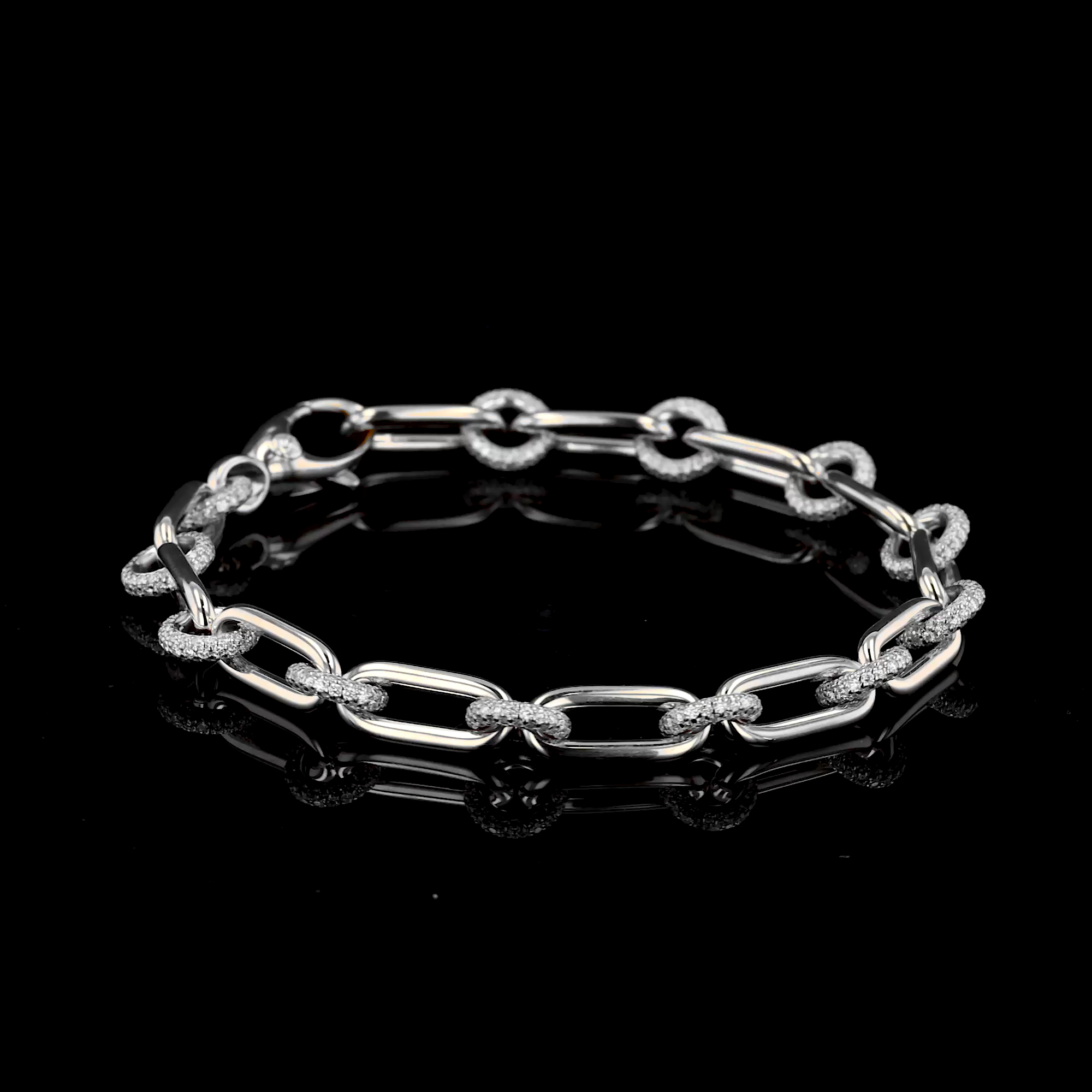 Havana 3.065ct Diamond Mini Bracelet in 18ct White Gold