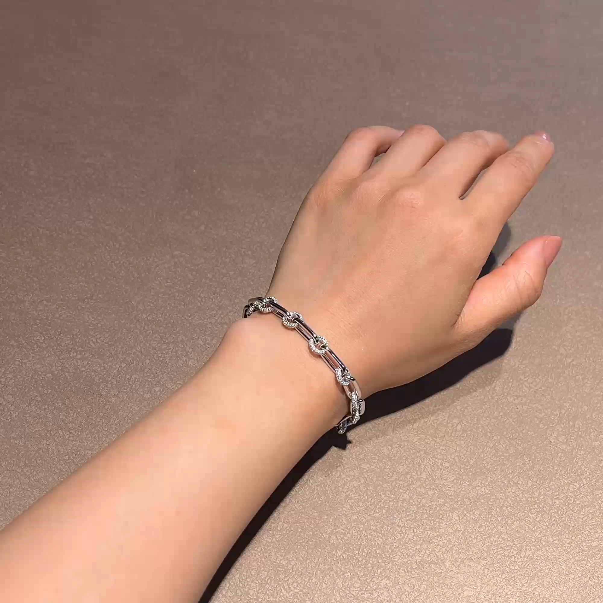 Havana 3.065ct Diamond Mini Bracelet in 18ct White Gold