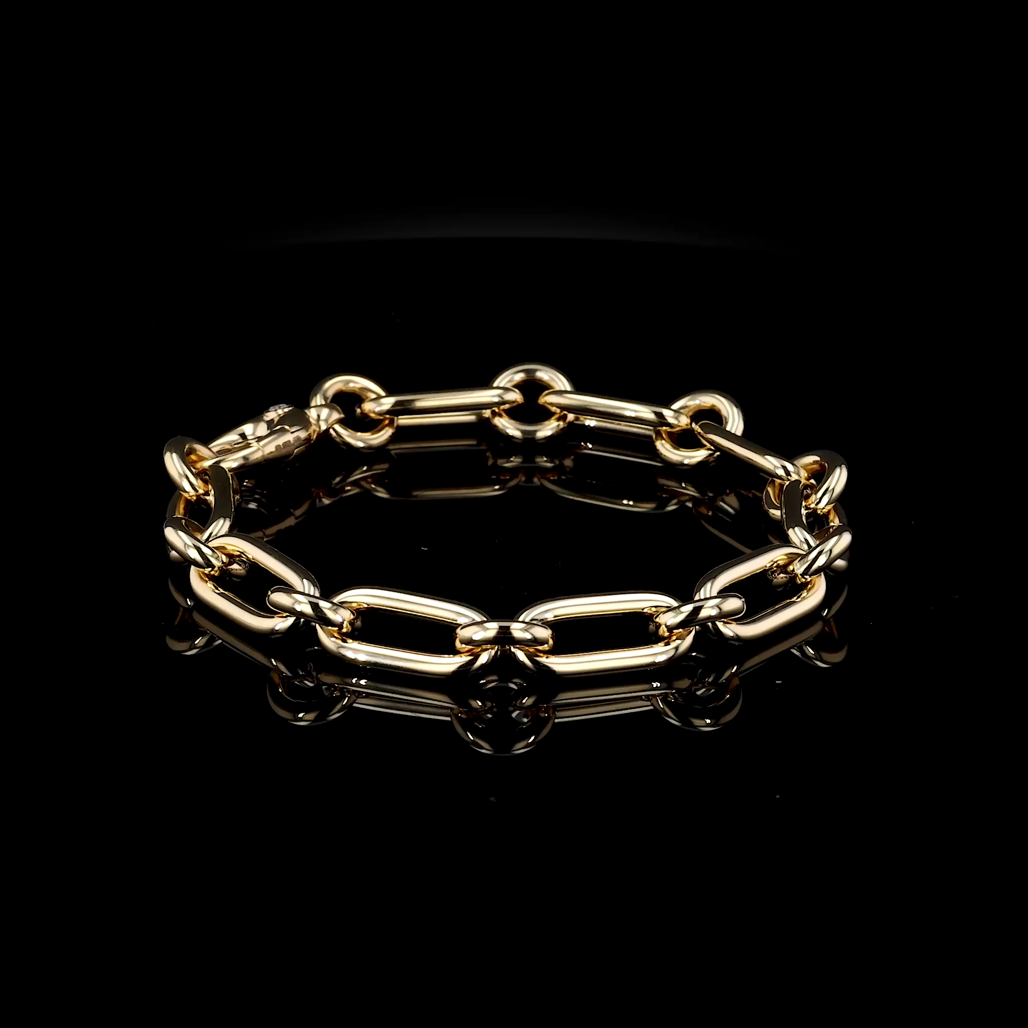 Havana 0.103ct Diamond Bracelet in 18ct Yellow Gold