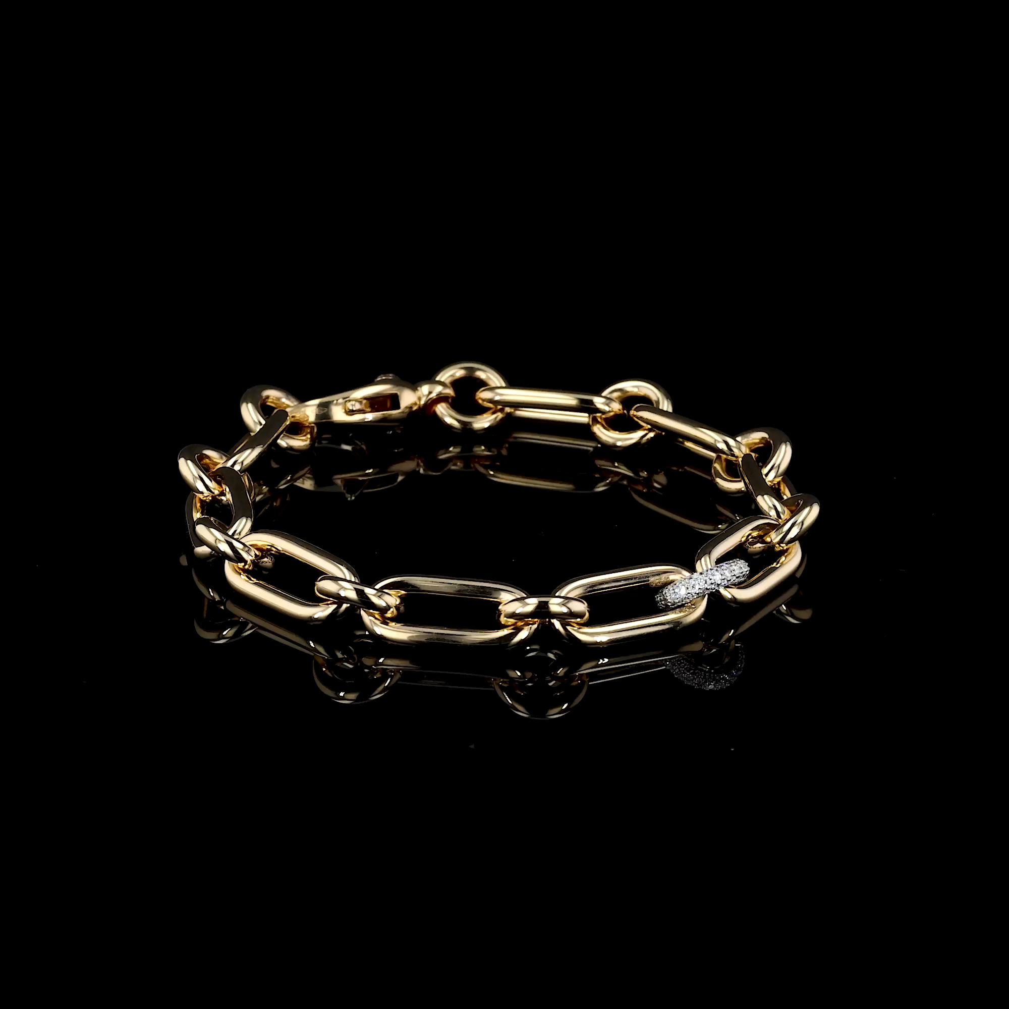 Mini Havana 0.43ct Diamond Bracelet in 18ct Yellow & White Gold