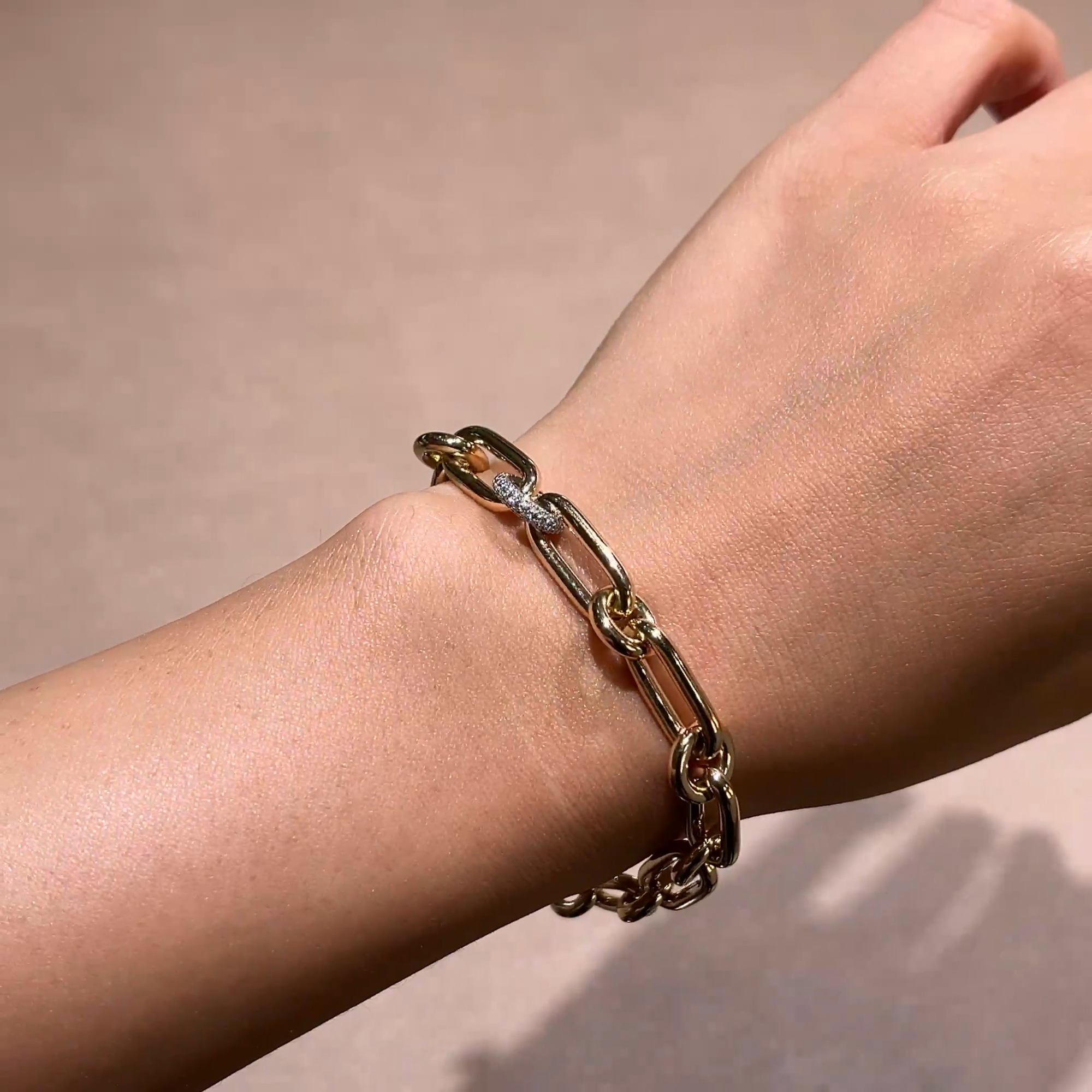 Mini Havana 0.43ct Diamond Bracelet in 18ct Yellow & White Gold