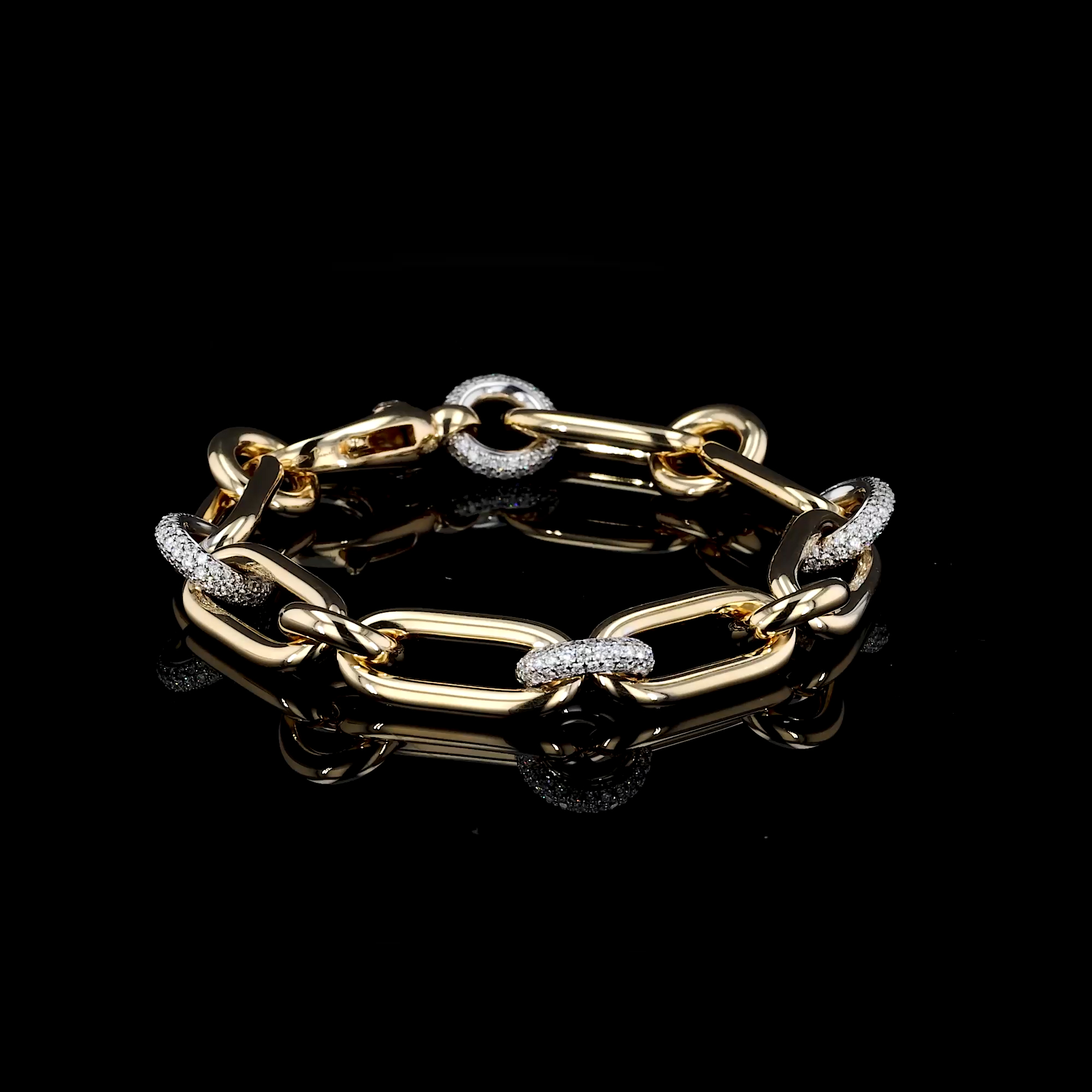 Havana 2.58ct Diamond Bracelet in 18ct Yellow & White Gold