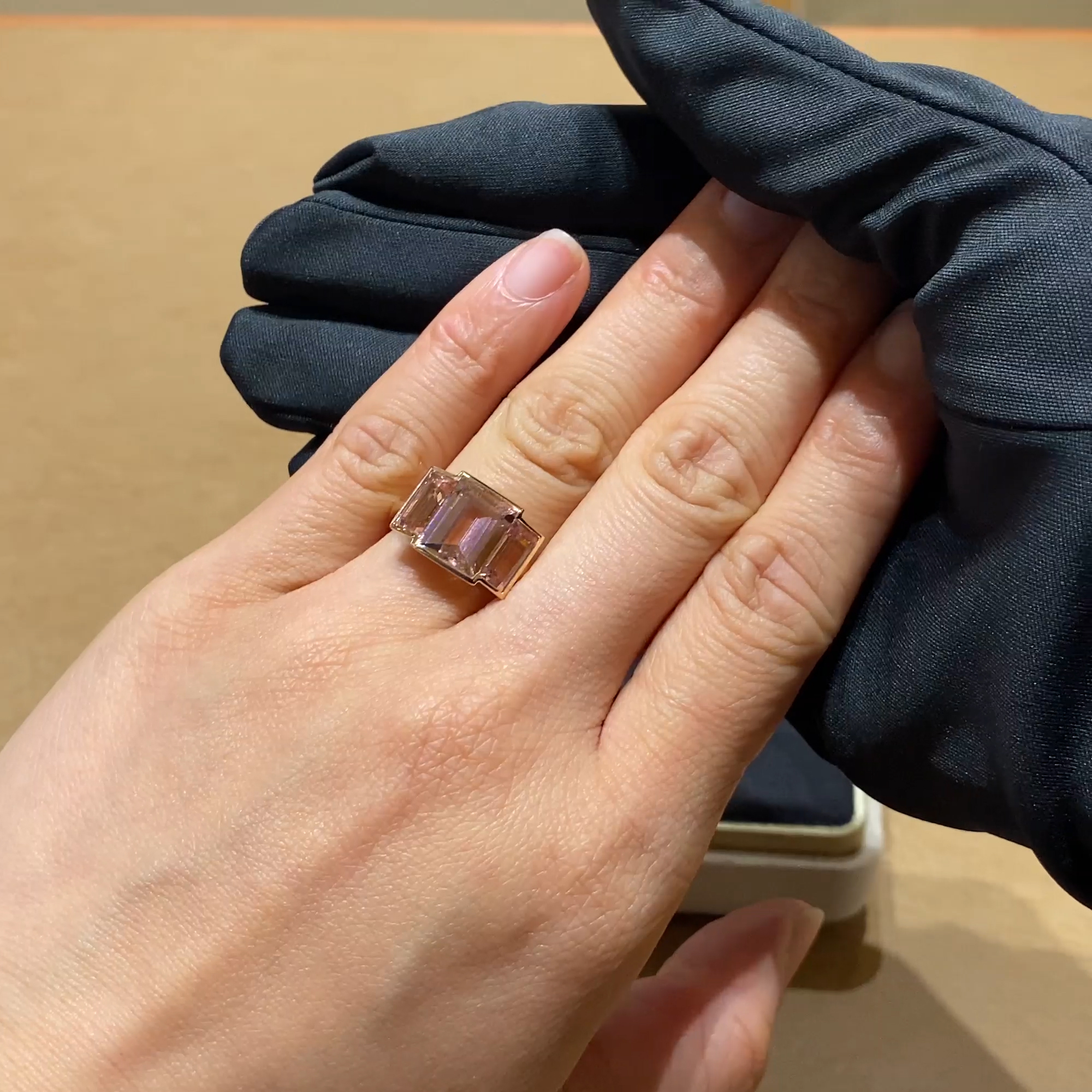 Kingdom Pink Tourmaline Ring 4.80ct in 18ct Rose Gold