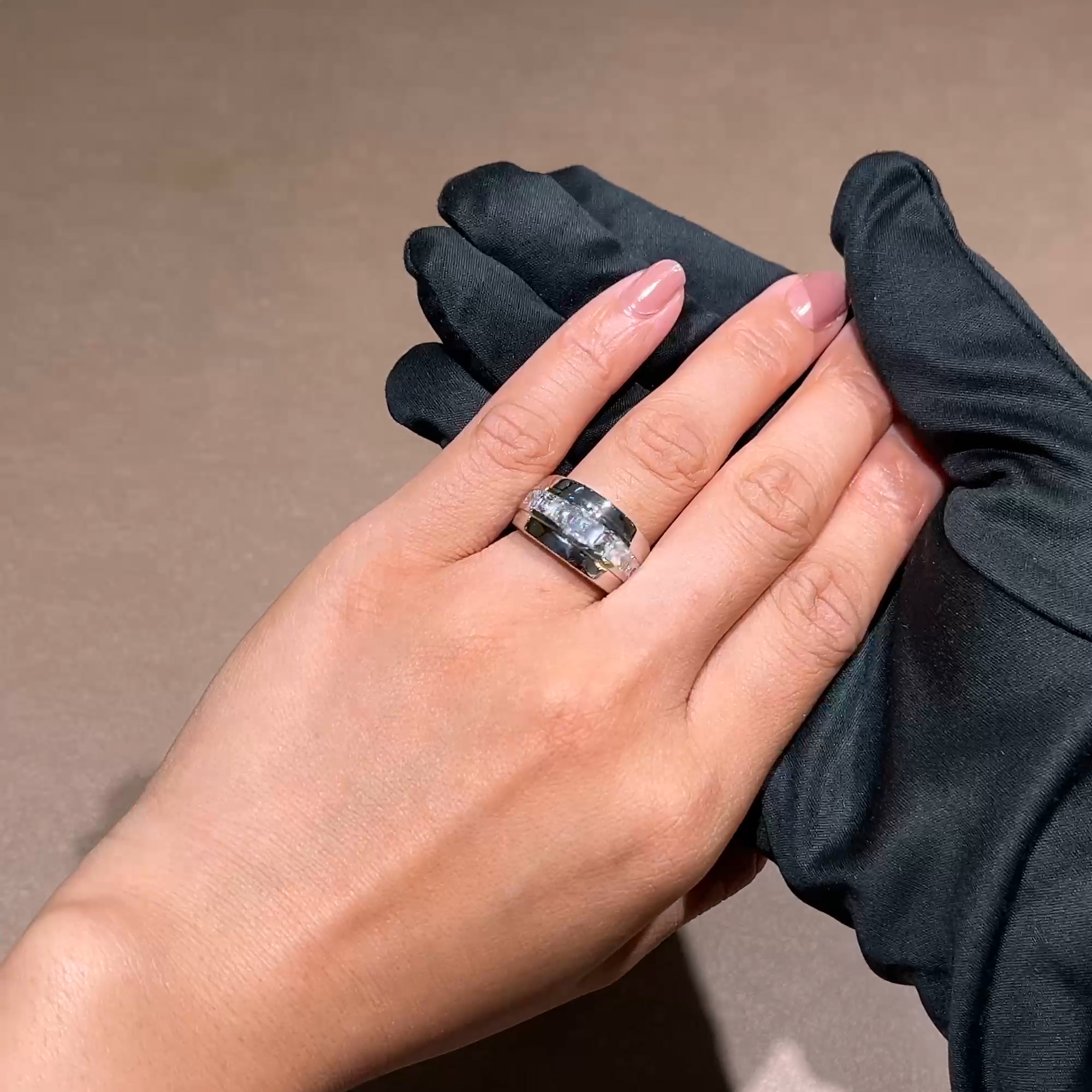 Manhattan 2.45ct Diamond Single Row Ring in Platinum