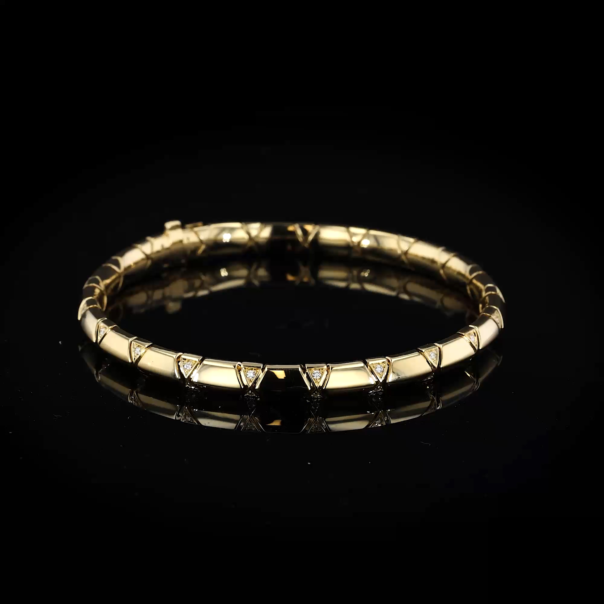 Origins Diamond Set Bracelet in 18ct Yellow Gold