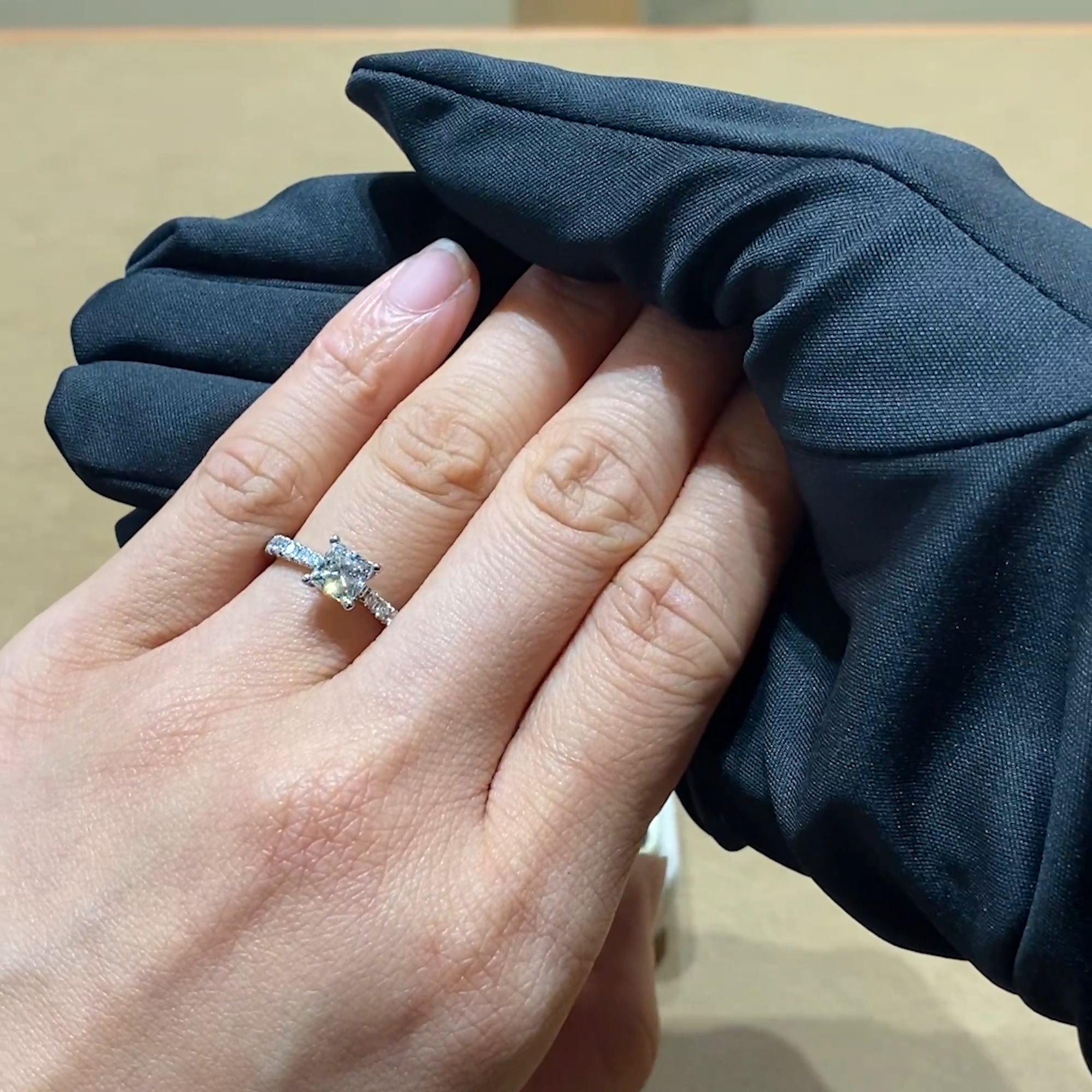 Duchess Princess Cut Diamond Ring