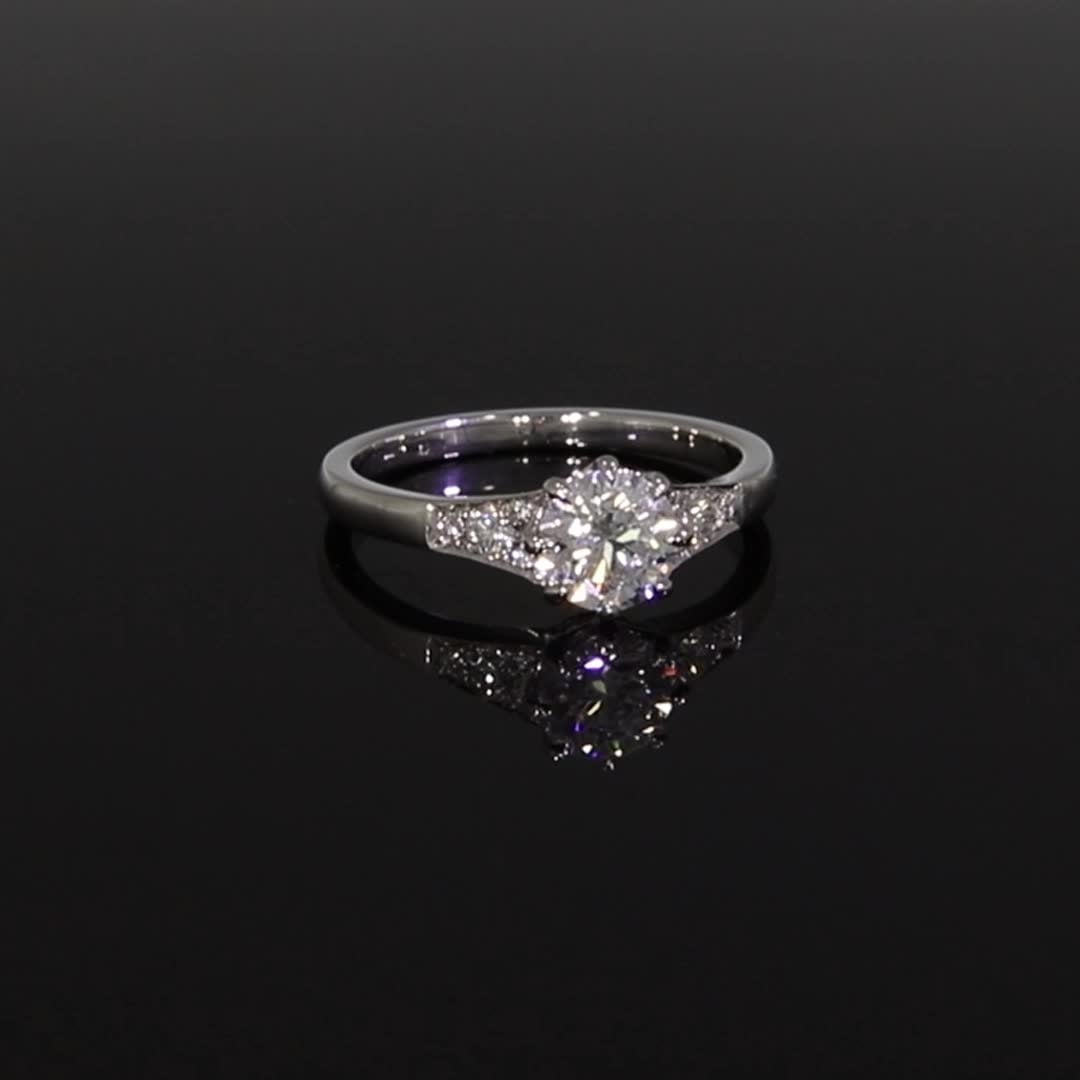 Antrobus 0.76ct Diamond Solitaire Ring in Platinum