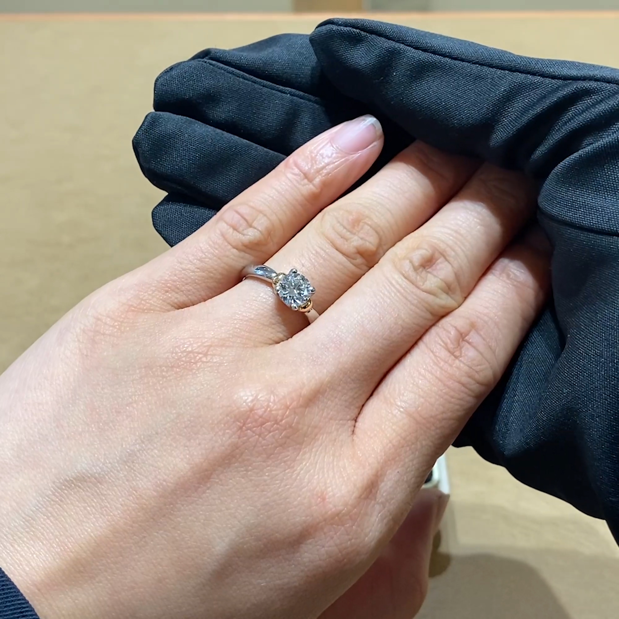 Empire Brilliant Cut Diamond Ring