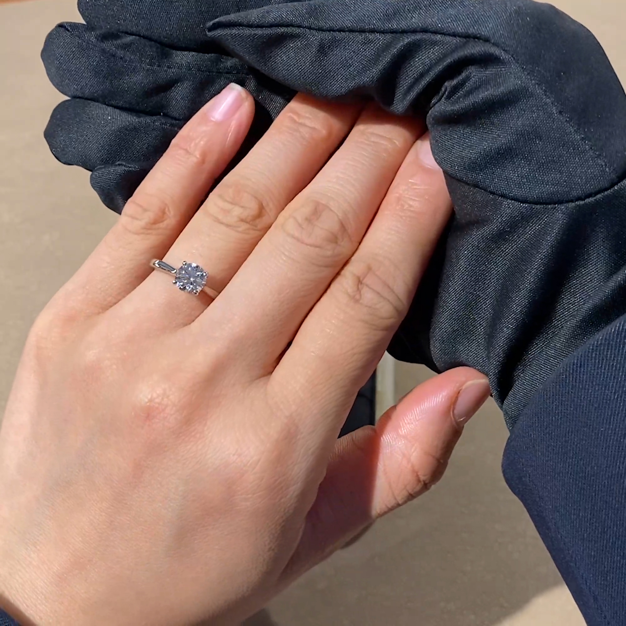 Gaia Brilliant Cut Diamond Ring