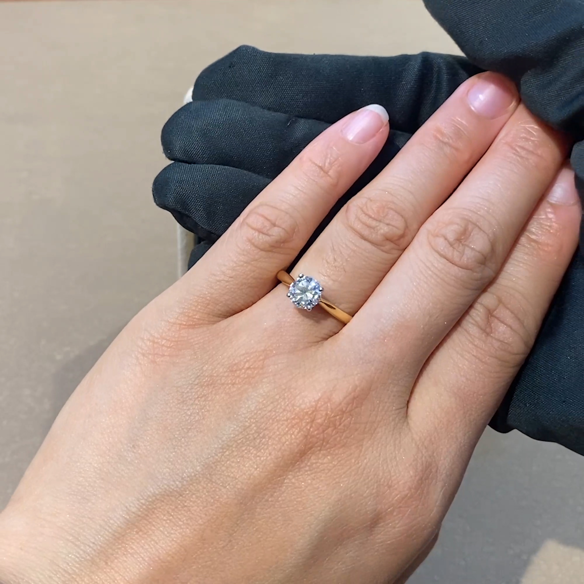 Brilliant Cut Diamond Ring