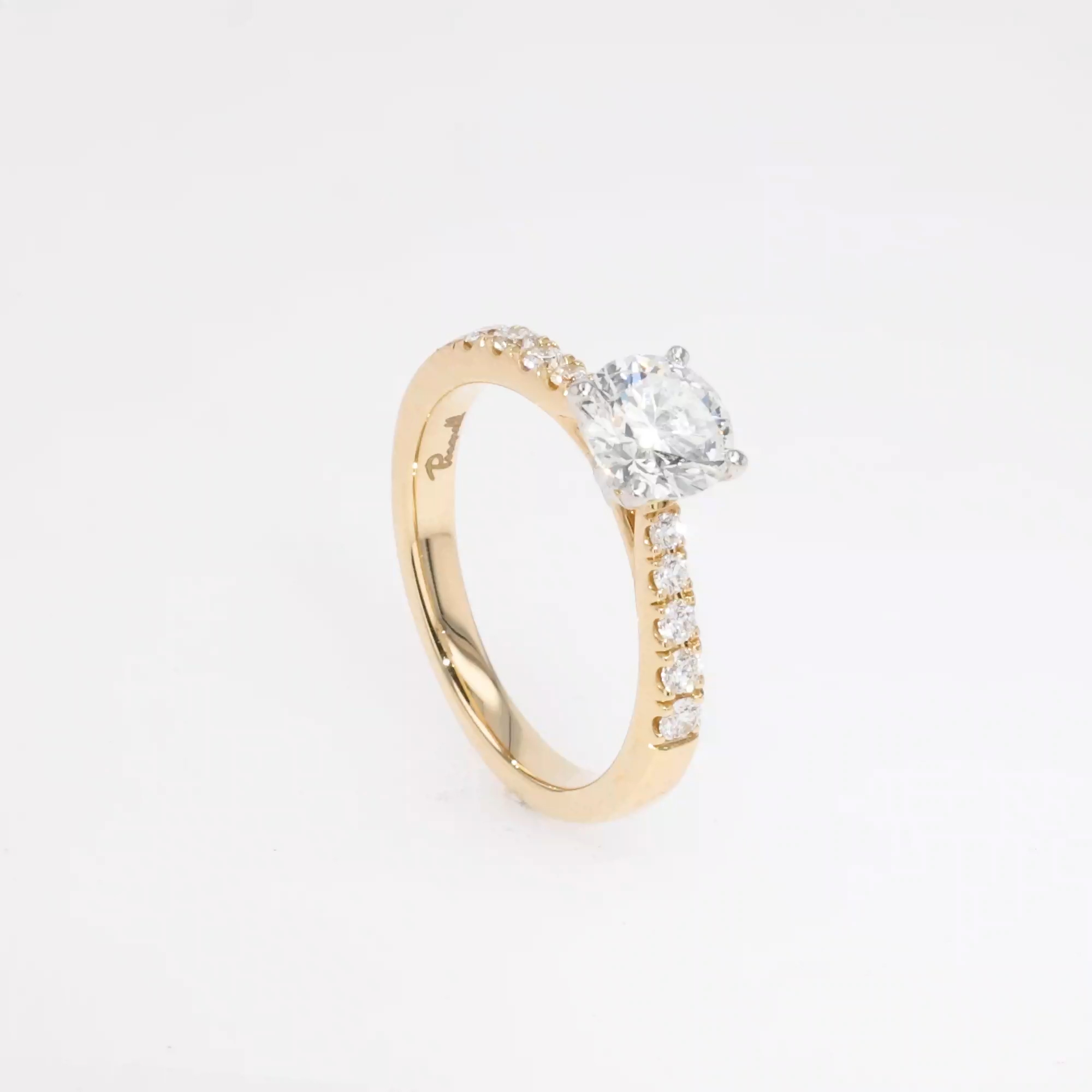 Celestial Brilliant Cut Diamond Ring