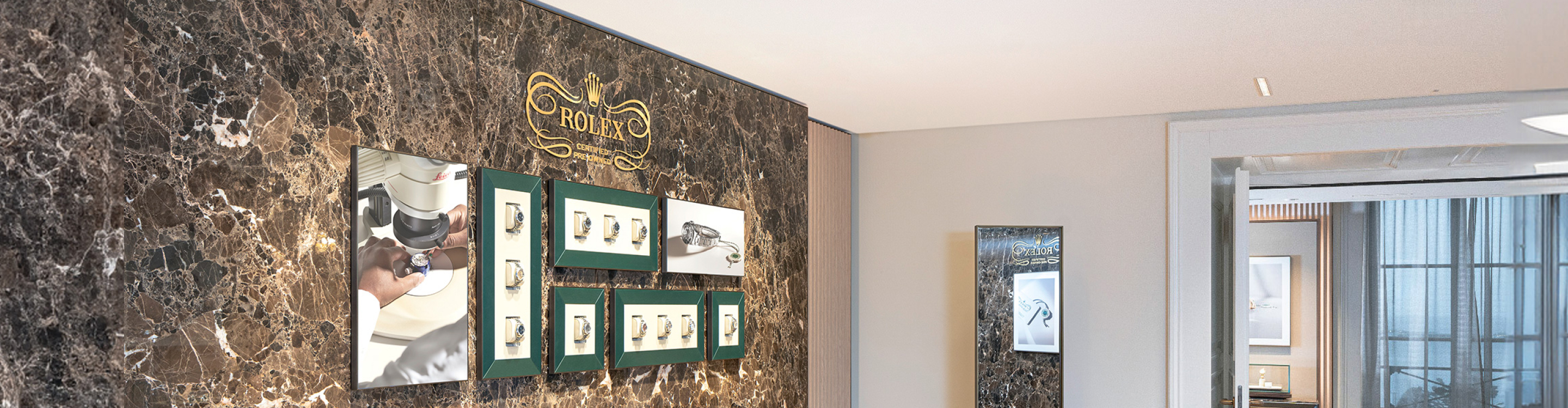 Rolex Pre Owned Contact page banner