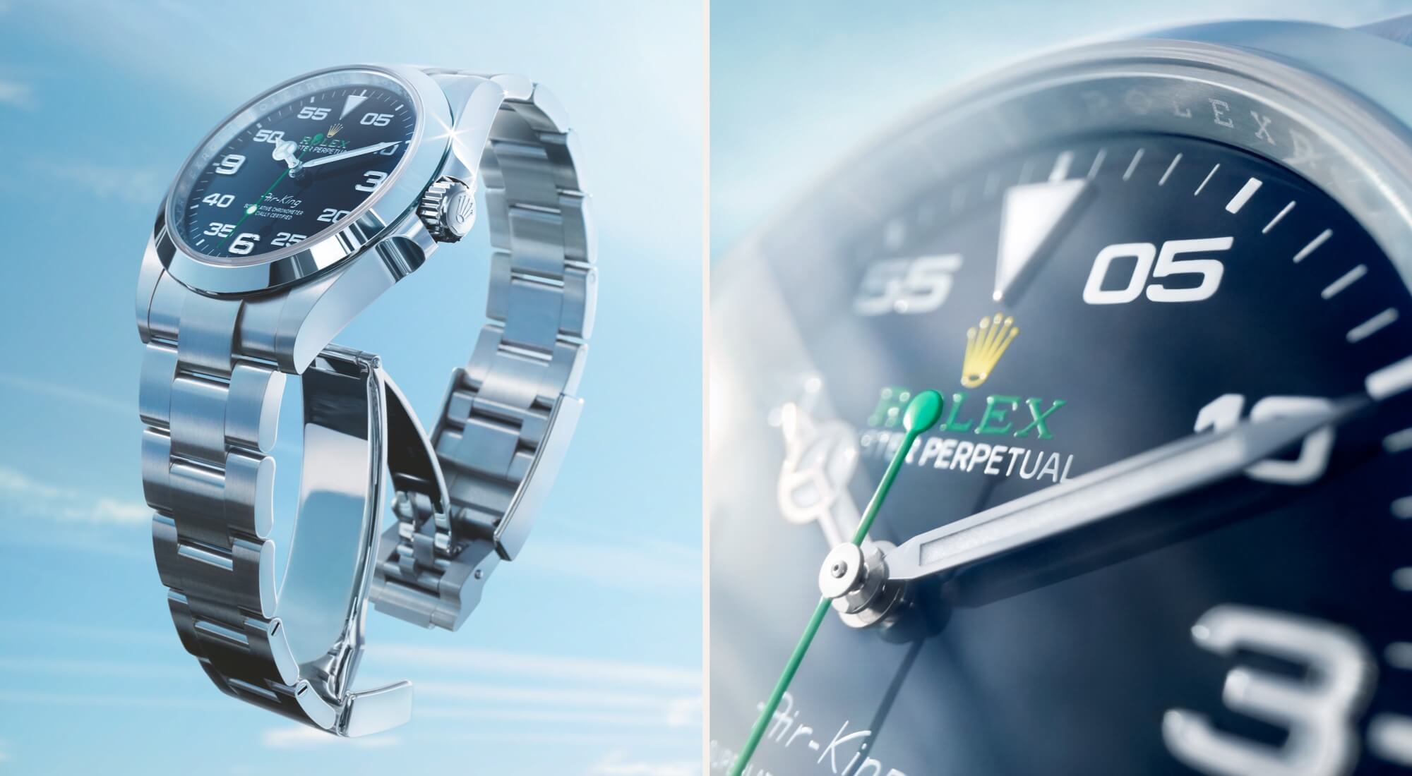 Rolex Air King watch face