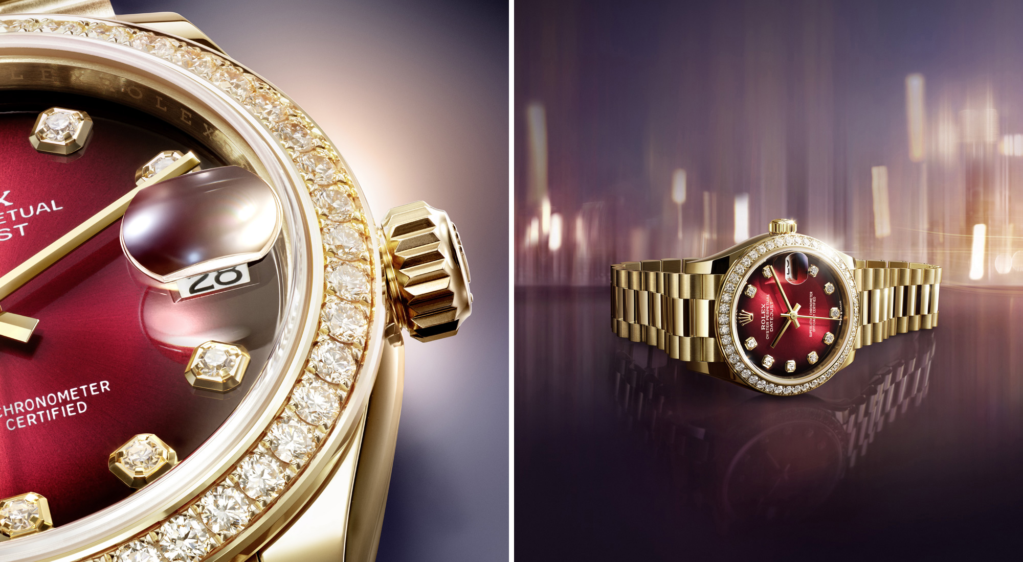 Rolex Datejust watch face