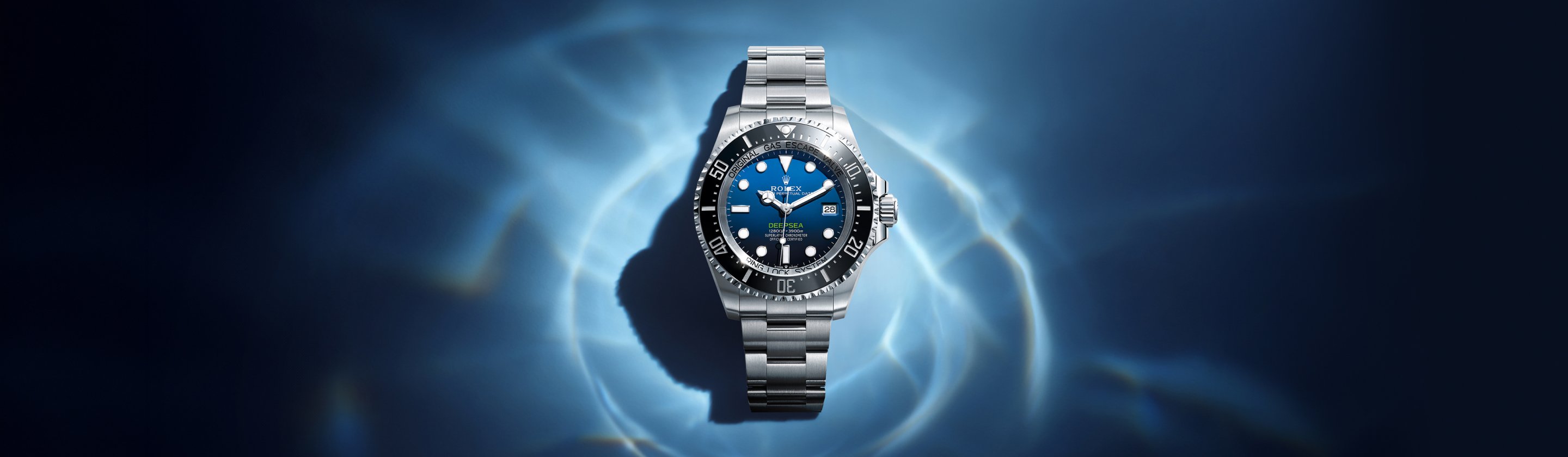 Rolex Deepsea watch with background