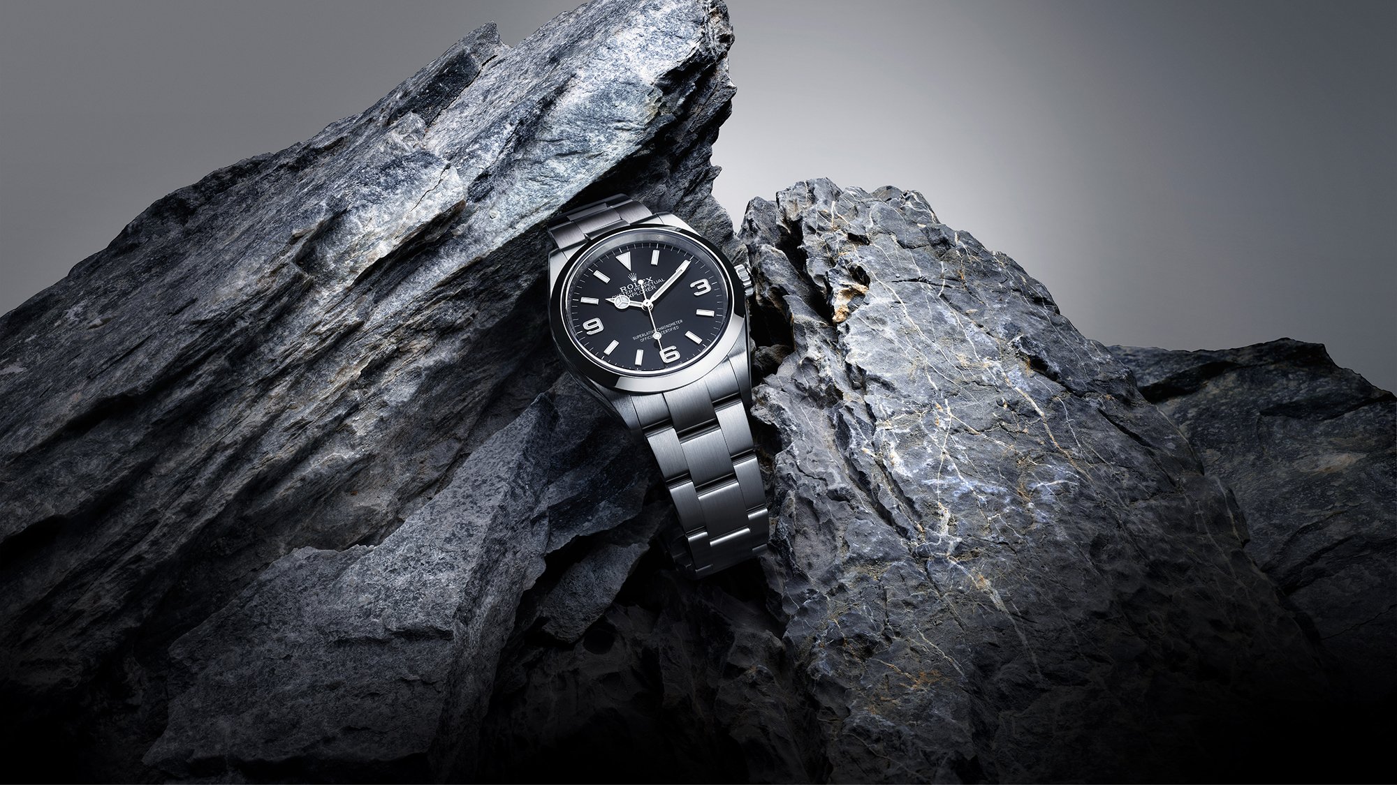 Rolex Explorer watch with background