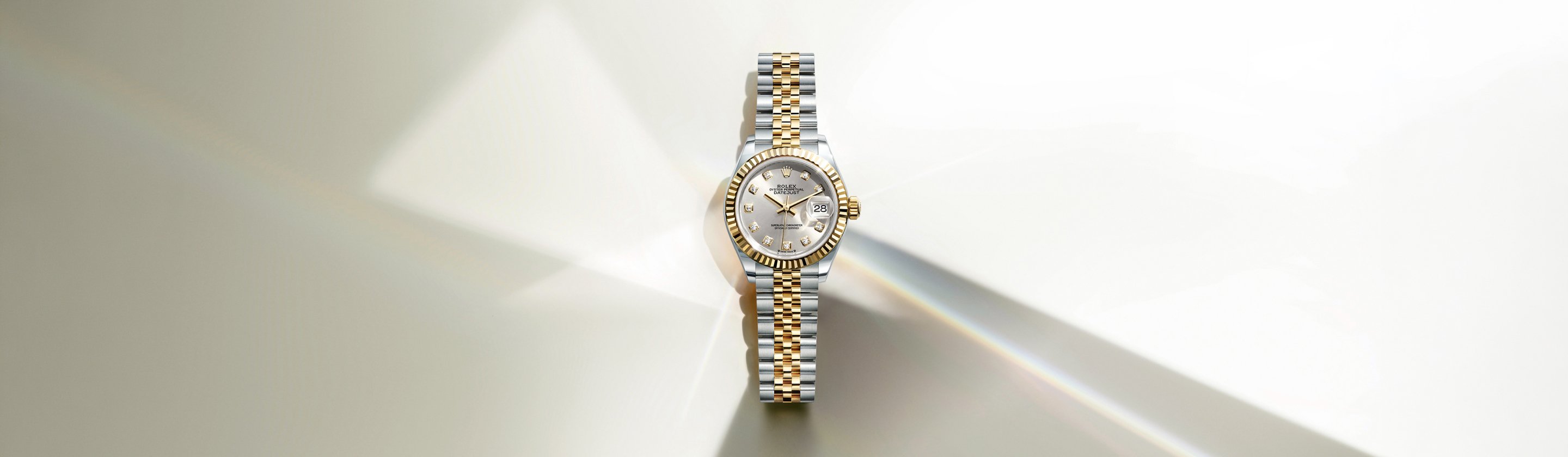 Rolex Lady Date watch with background
