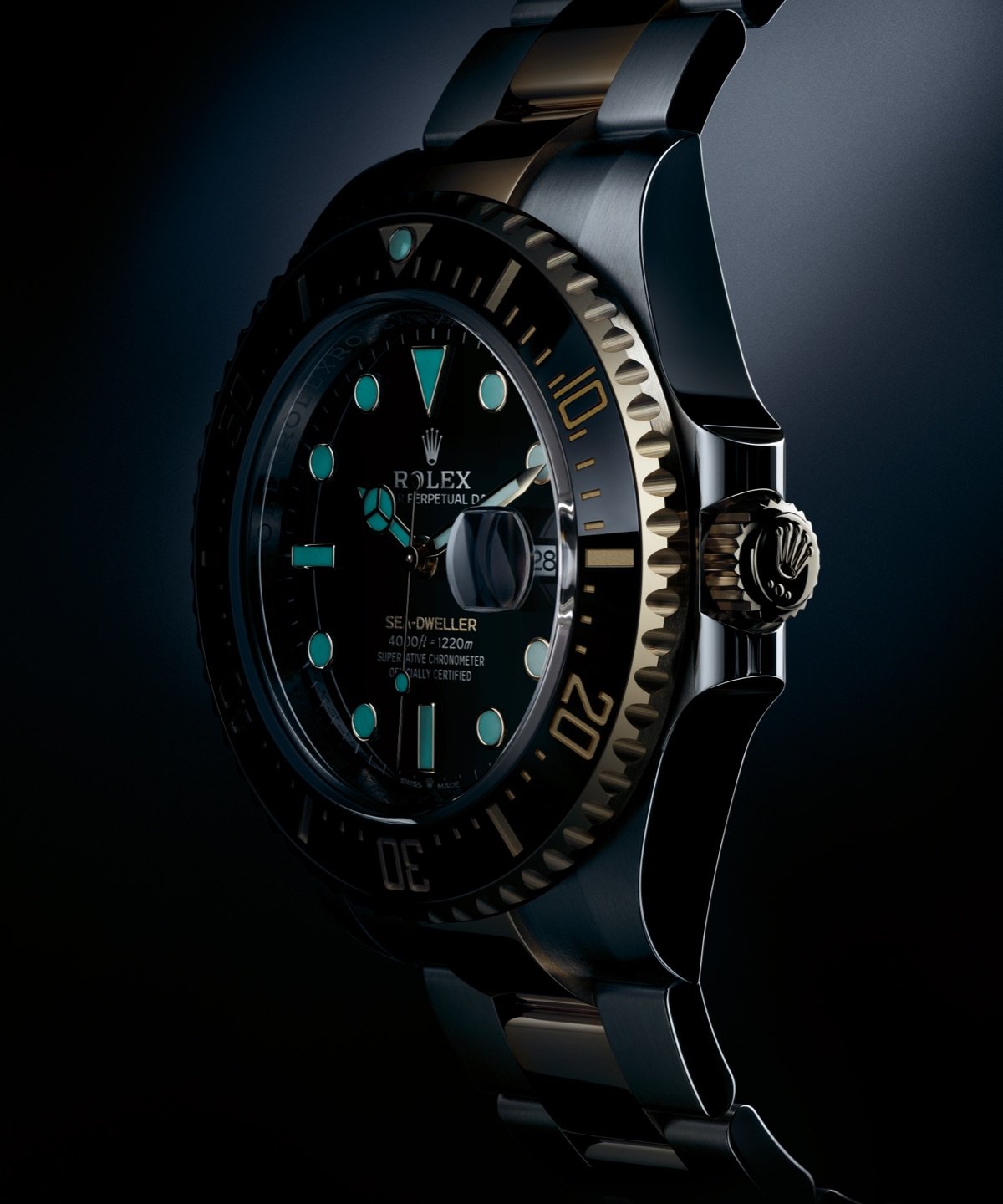 Rolex Sea Dweller watch dial