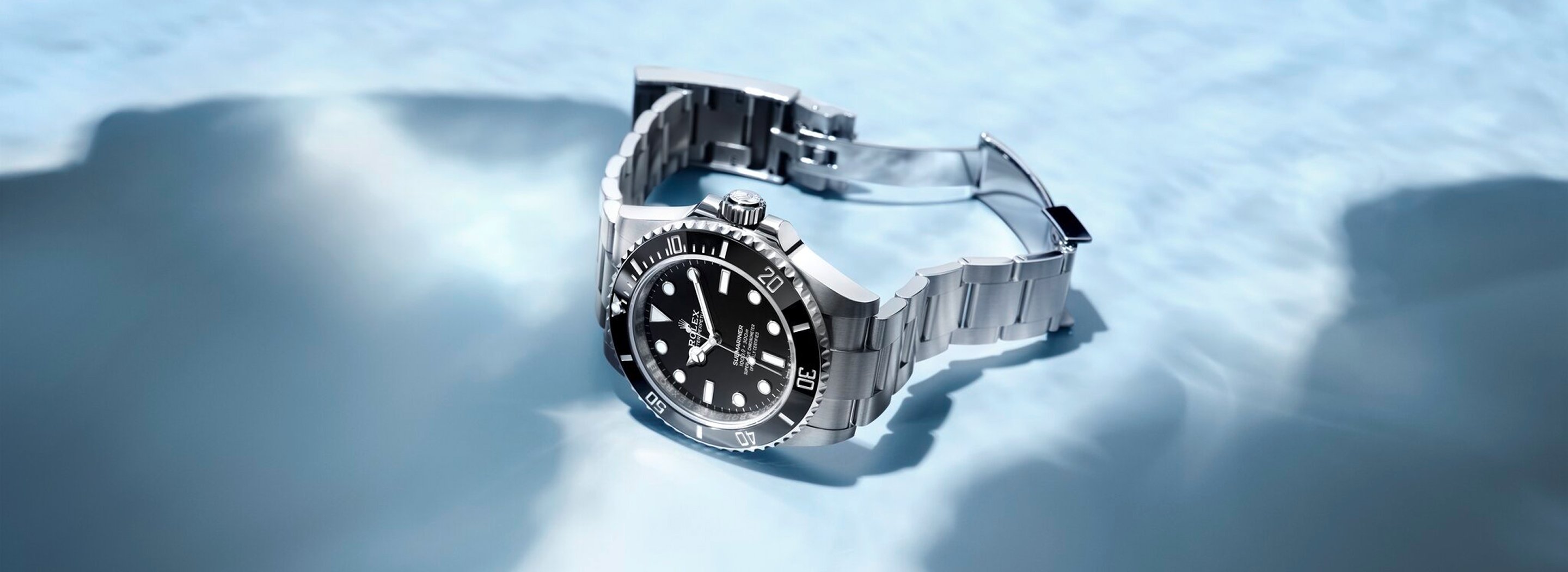 Rolex Submariner watch with background