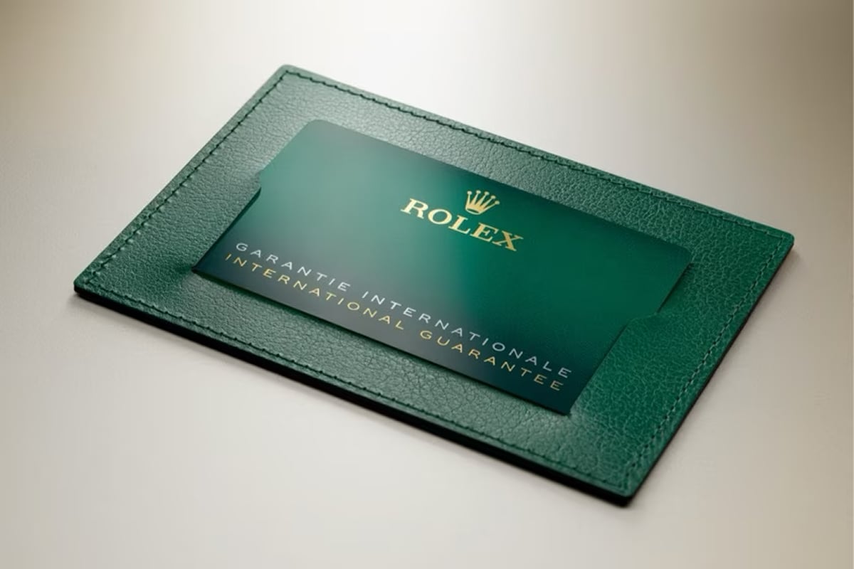 Rolex international gaurantee