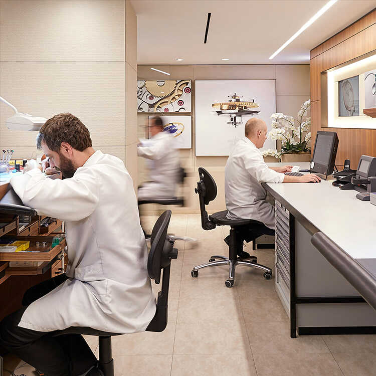 Image of people working in an office