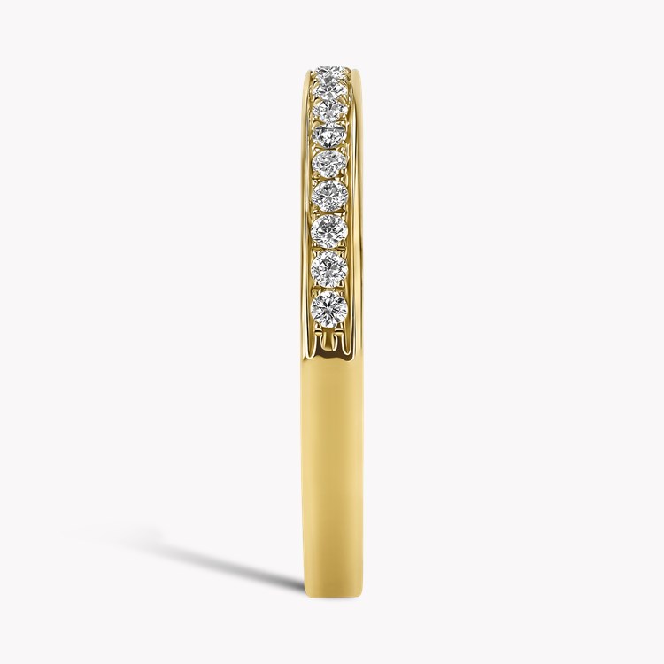 Brilliant Cut Diamond Half Eternity Ring Brilliant Cut, Half Eternity, Thread Set_4