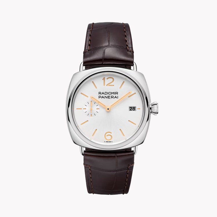 Panerai Radiomir Quaranta 40mm, White Dial, Arabic & Baton Numeral_1